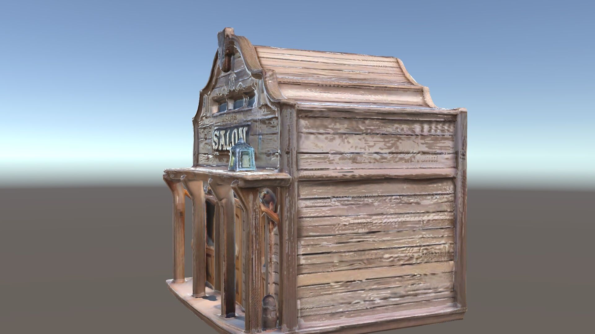 Western Saloon Building Model Pack for Game Design and Rendering Low-poly 3D model_34