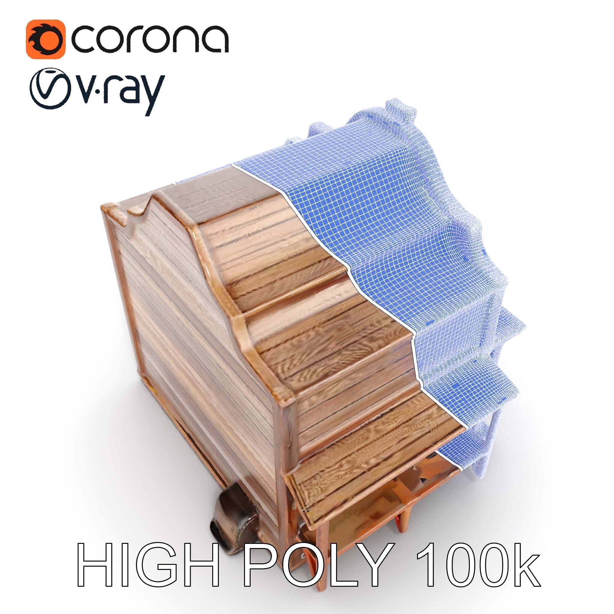 Western Saloon Building Model Pack for Game Design and Rendering Low-poly 3D model_33