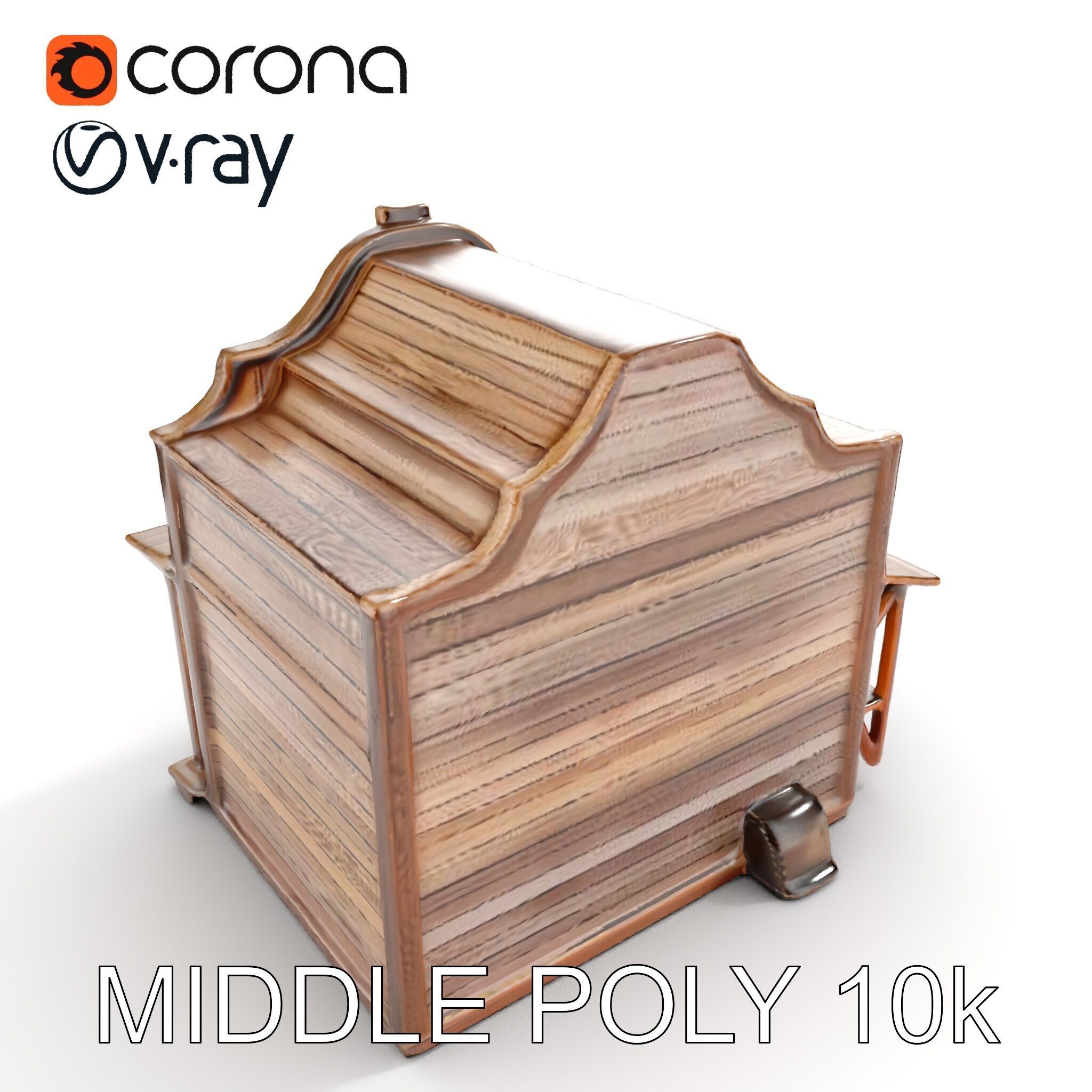 Western Saloon Building Model Pack for Game Design and Rendering Low-poly 3D model_7