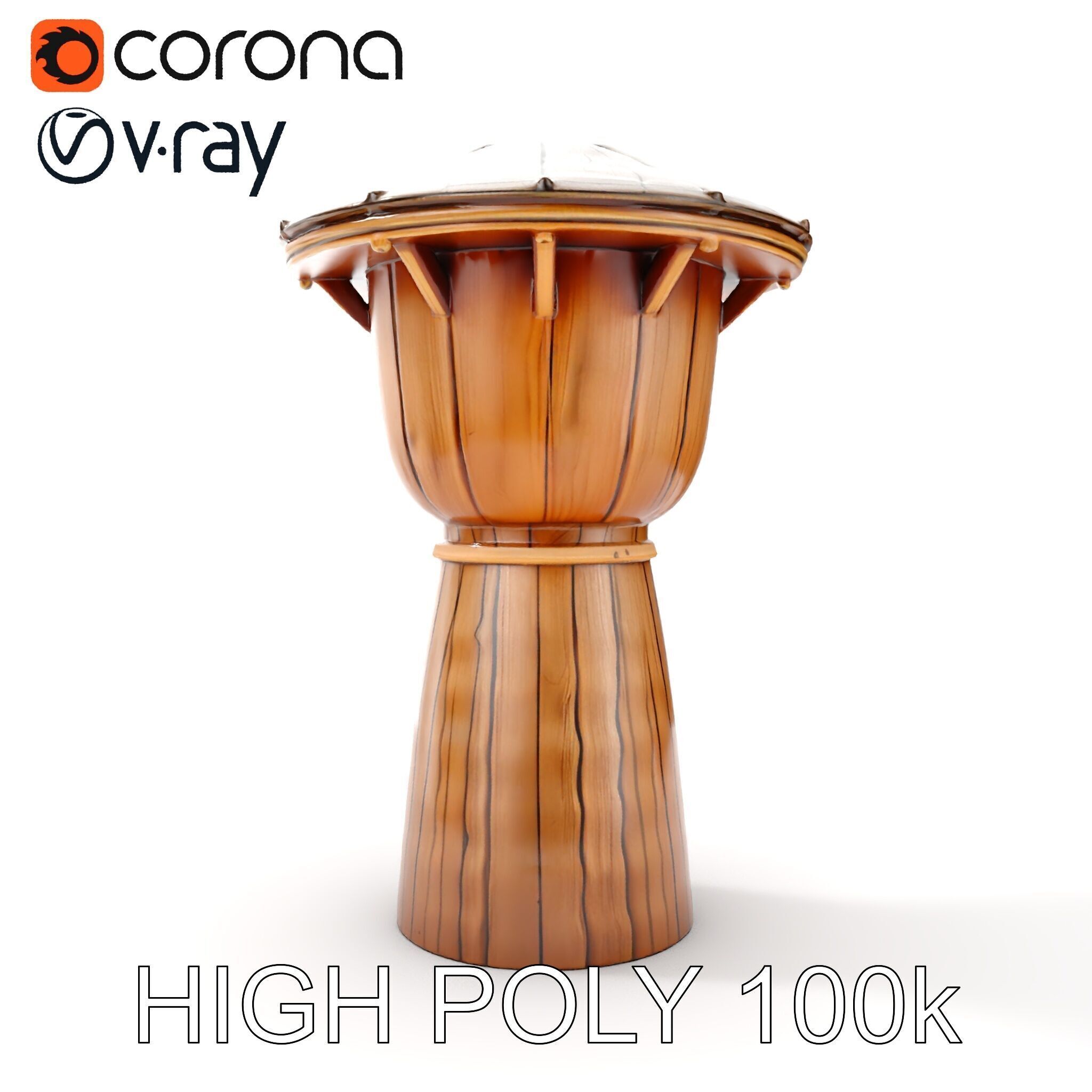 Wooden Watchtower Model Pack with Realistic Textures Low-poly 3D model_16