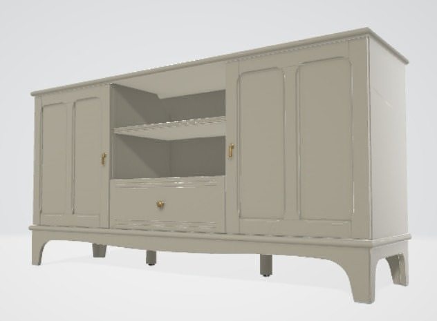3d cabinet for interior scene 3D model