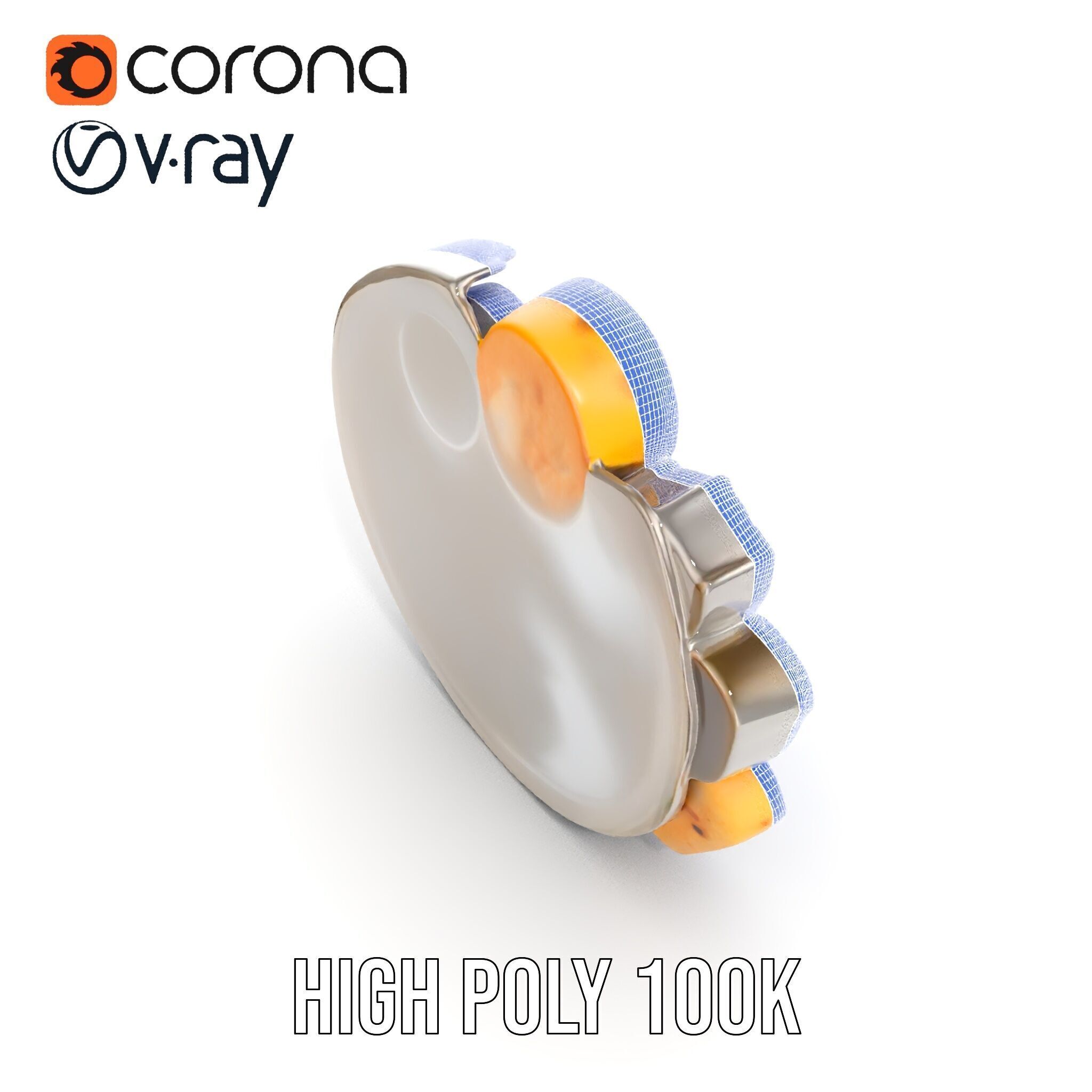 Traditional Indian Thali Model Pack Low-poly 3D model_30