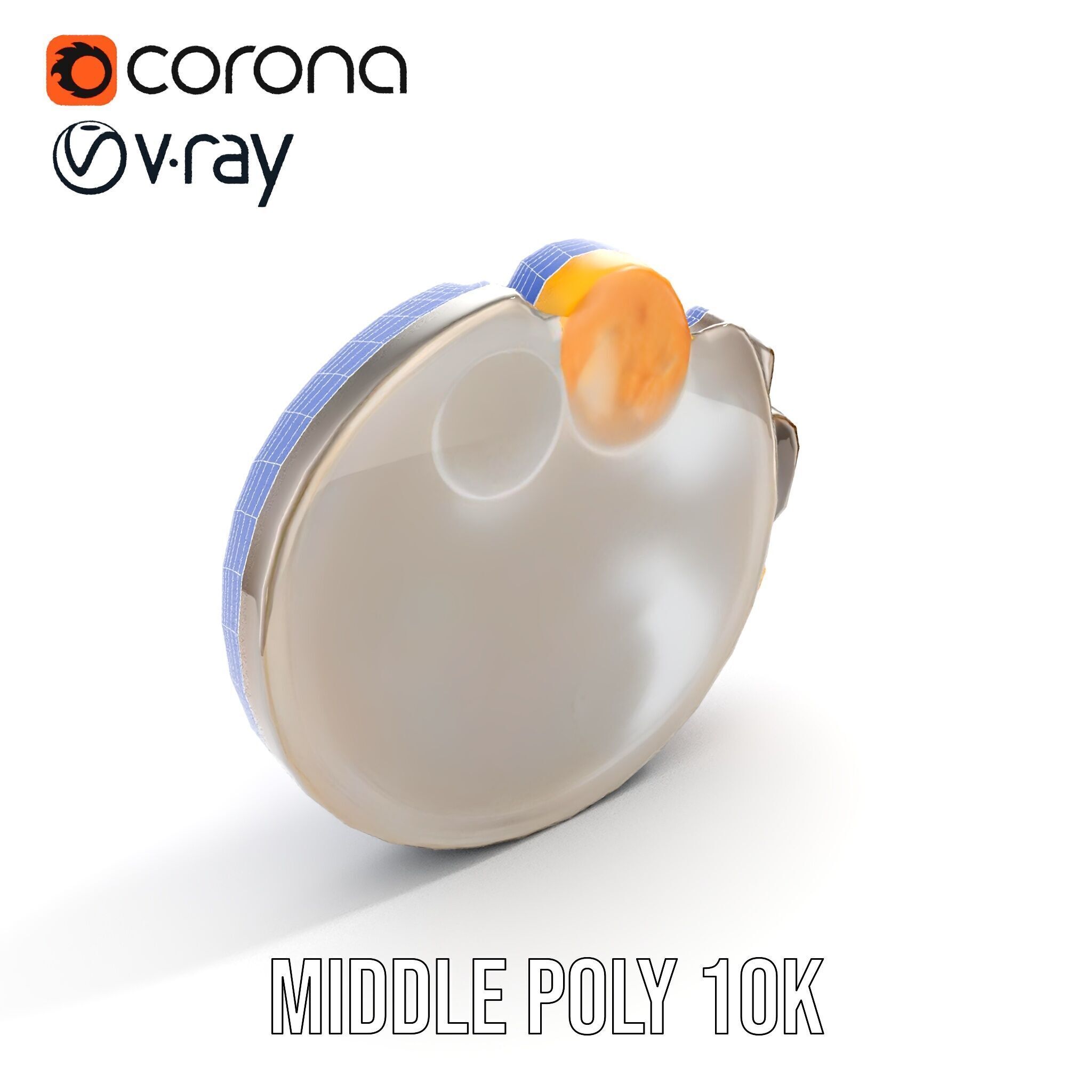 Traditional Indian Thali Model Pack Low-poly 3D model_23