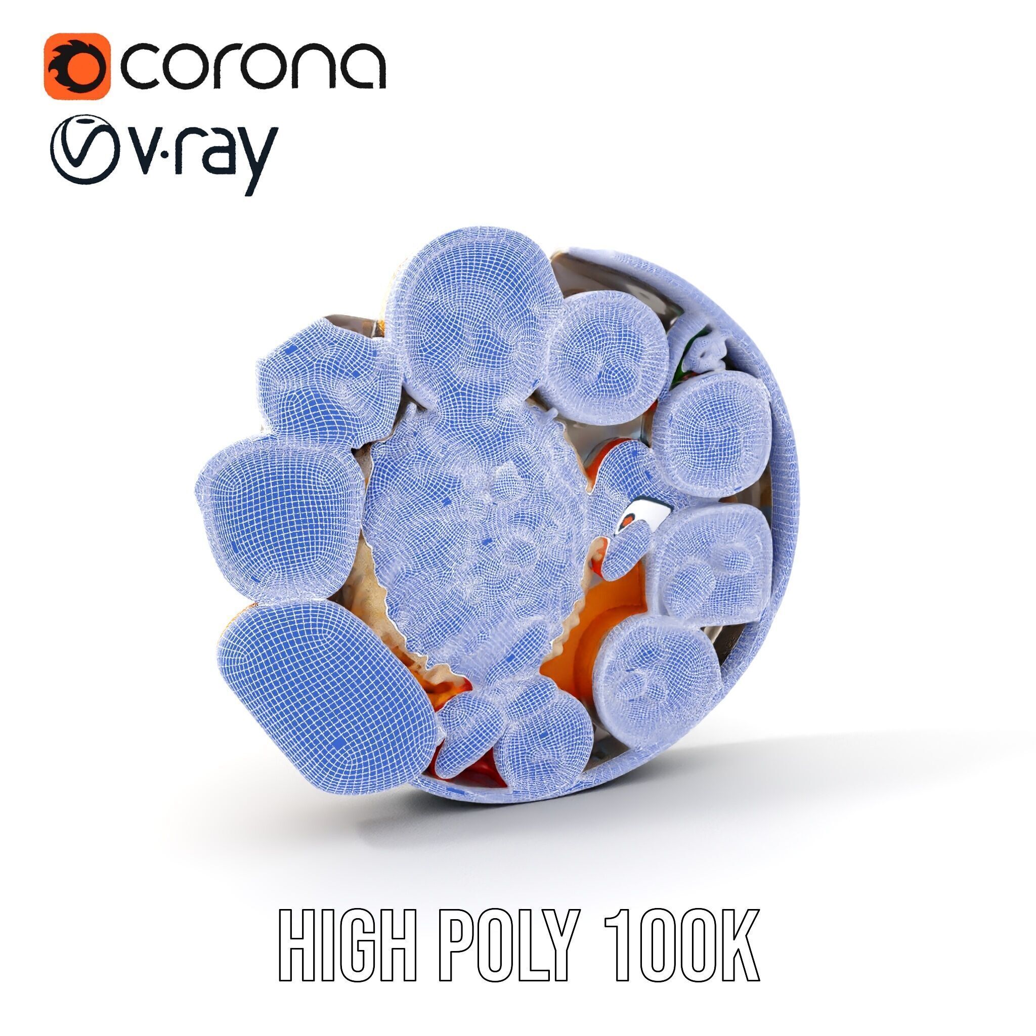 Traditional Indian Thali Model Pack Low-poly 3D model_5