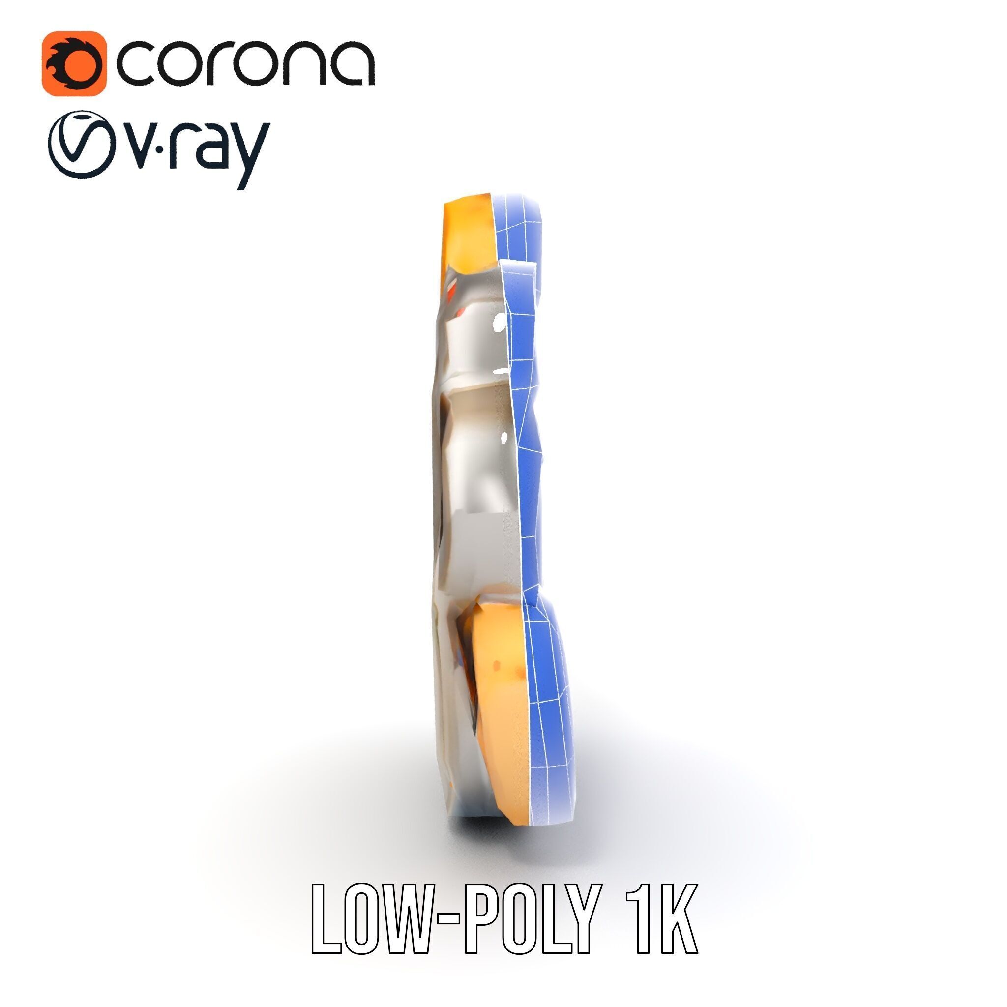 Traditional Indian Thali Model Pack Low-poly 3D model_32