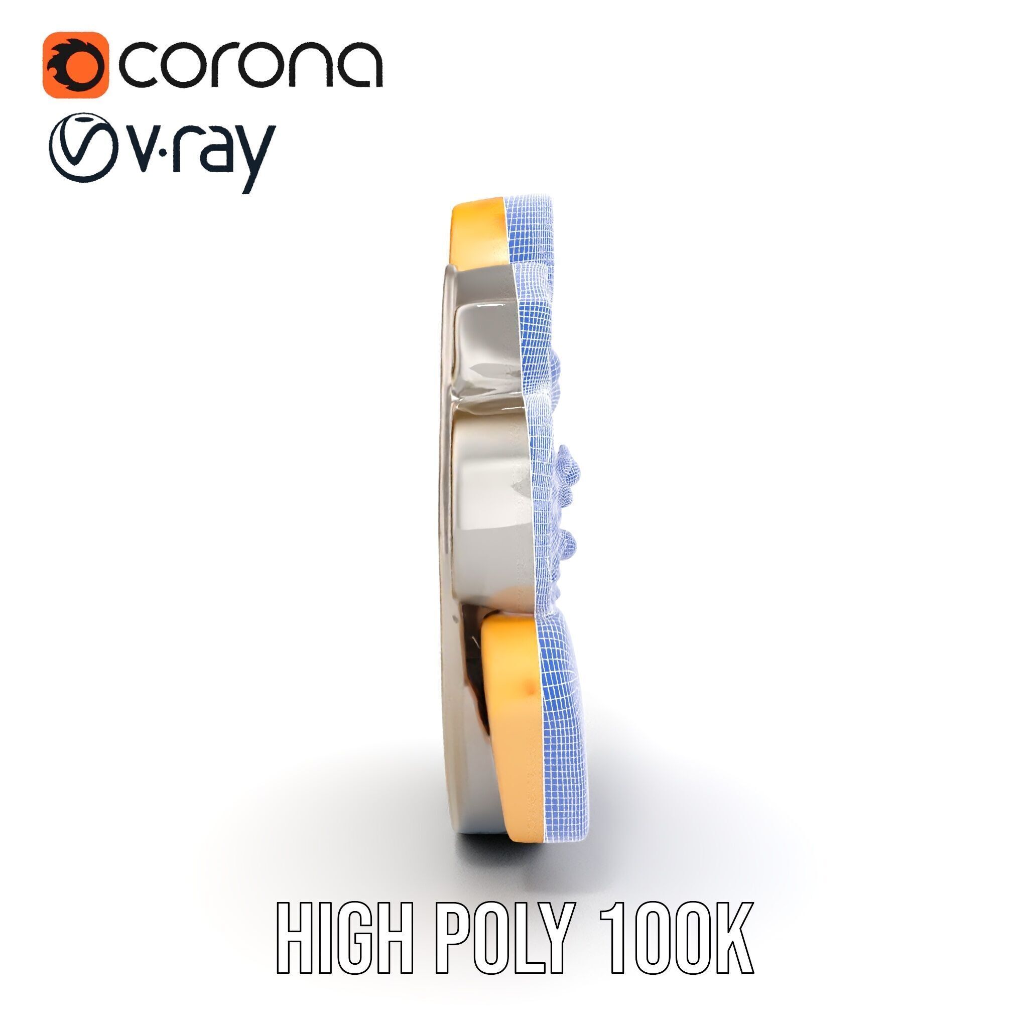 Traditional Indian Thali Model Pack Low-poly 3D model_36