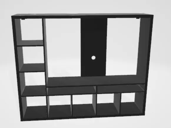3d cabinet for interior 3D model_0