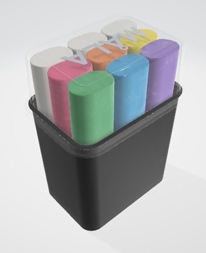 3d toy play dough container for interior scene 3D model