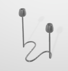 3d chandelier for interior scene 3D model_2