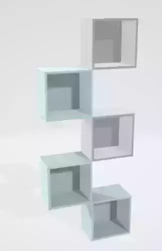 3d cube for interior scene