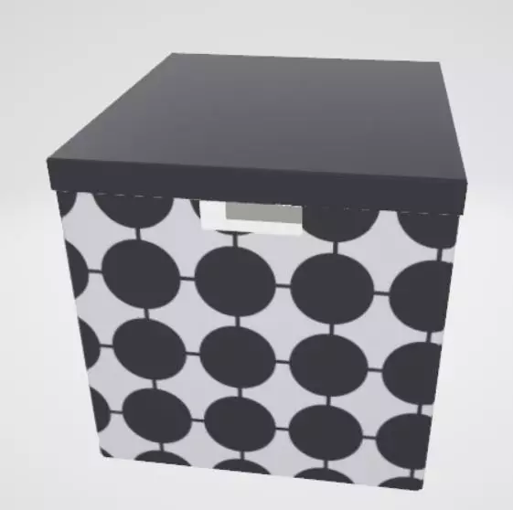 3d box for interior scene 3D model_0