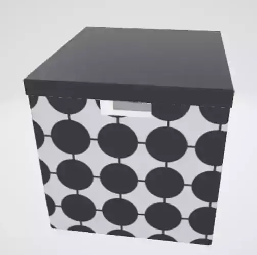 3d box for interior scene 3D model