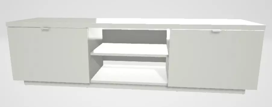 3d cabinet for interior scene 3D model_0
