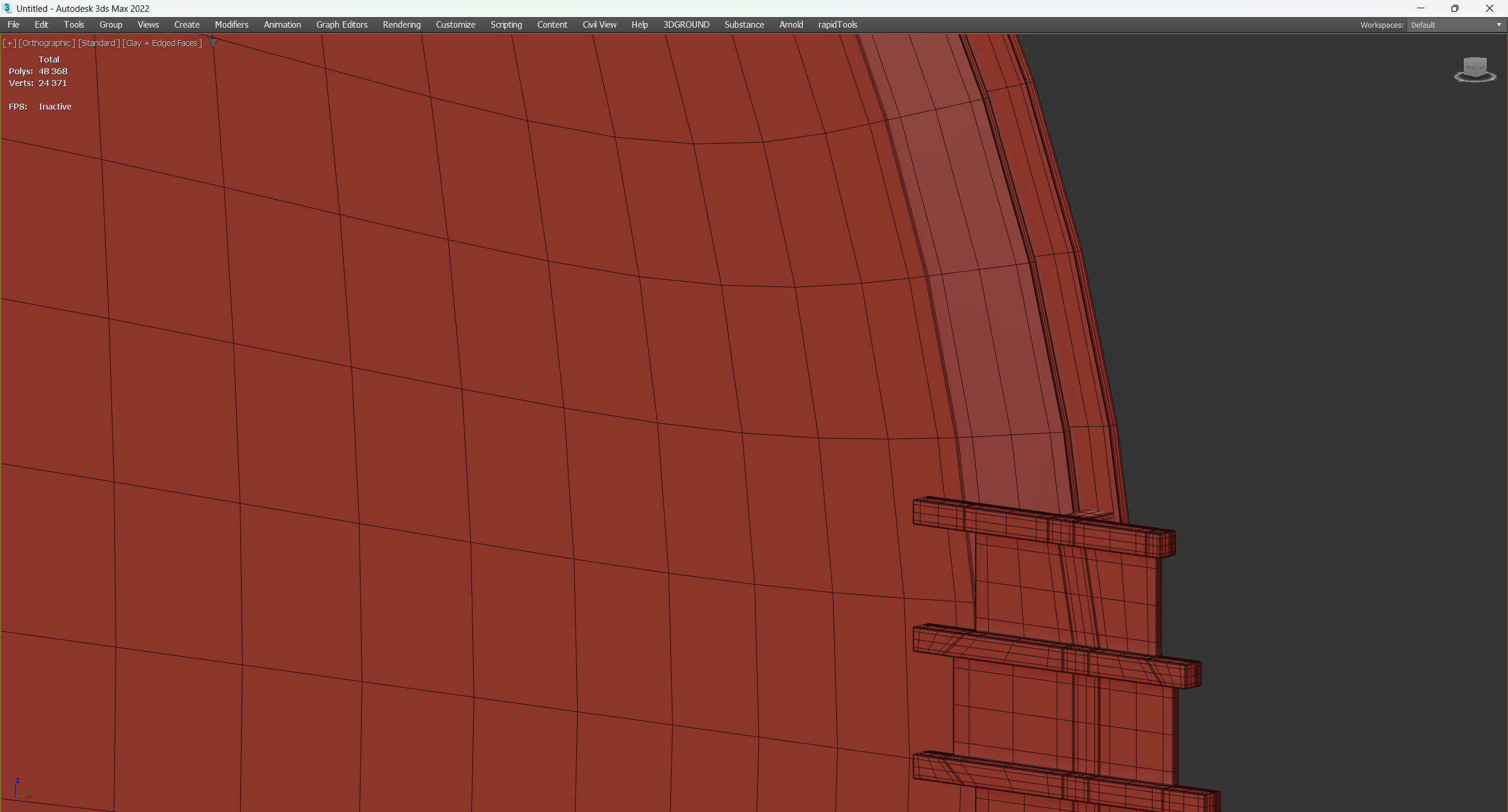 VERTIGO MIRROR Low-poly 3D model_5