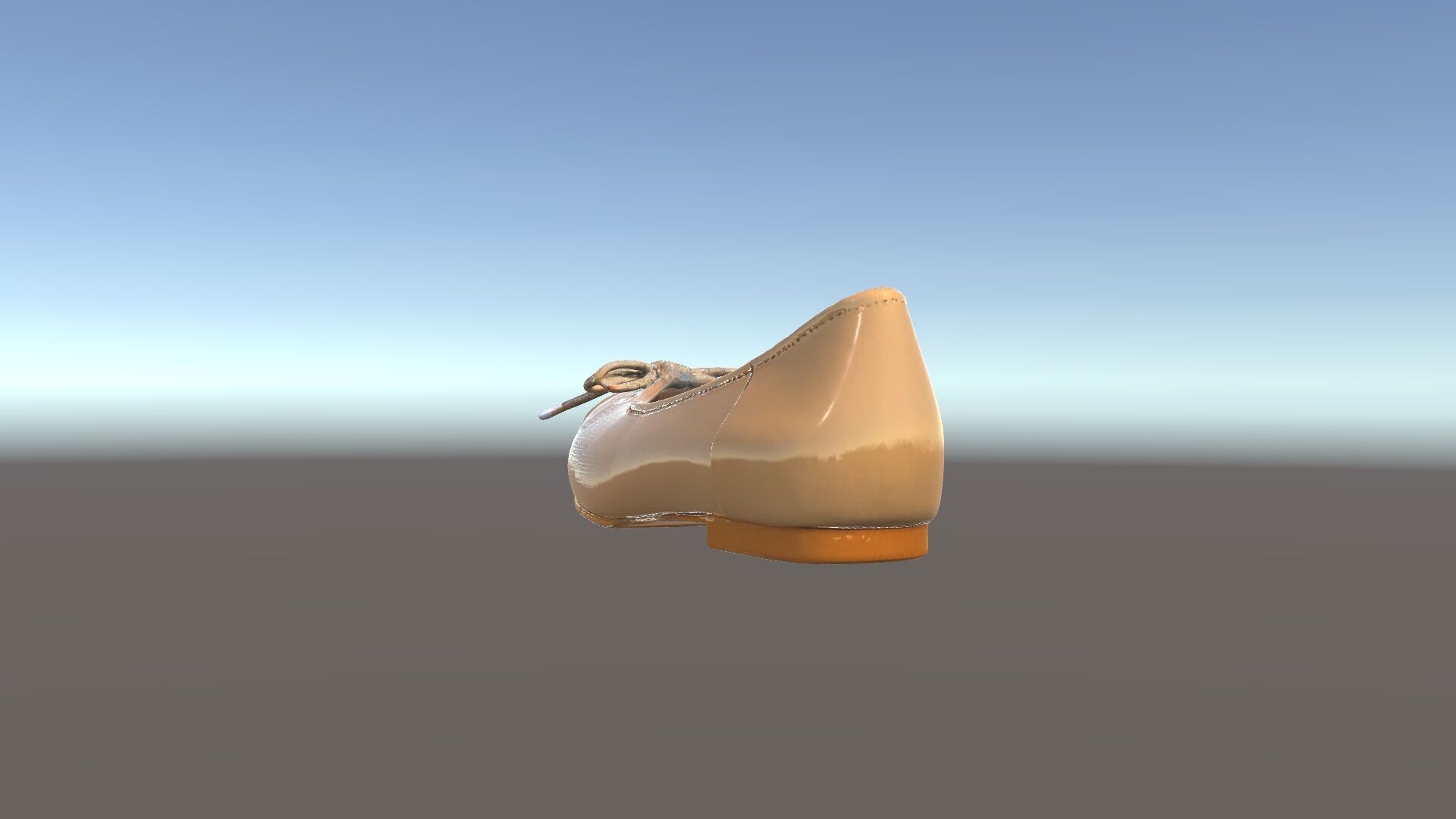 Elegant Womens Ballet Flat Model Pack for Versatile Scenes Low-poly 3D model_6