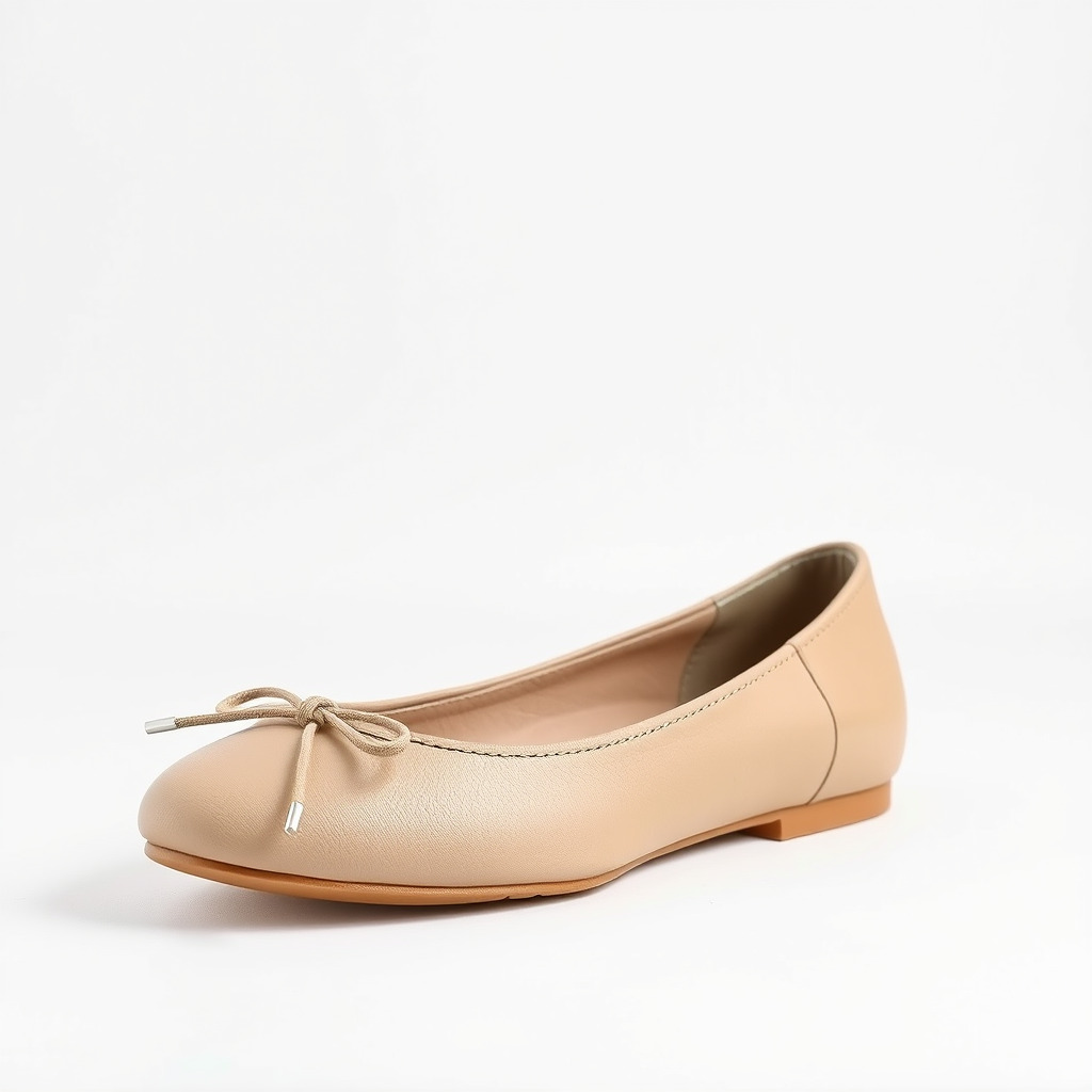 Elegant Womens Ballet Flat Model Pack for Versatile Scenes Low-poly 3D model_3