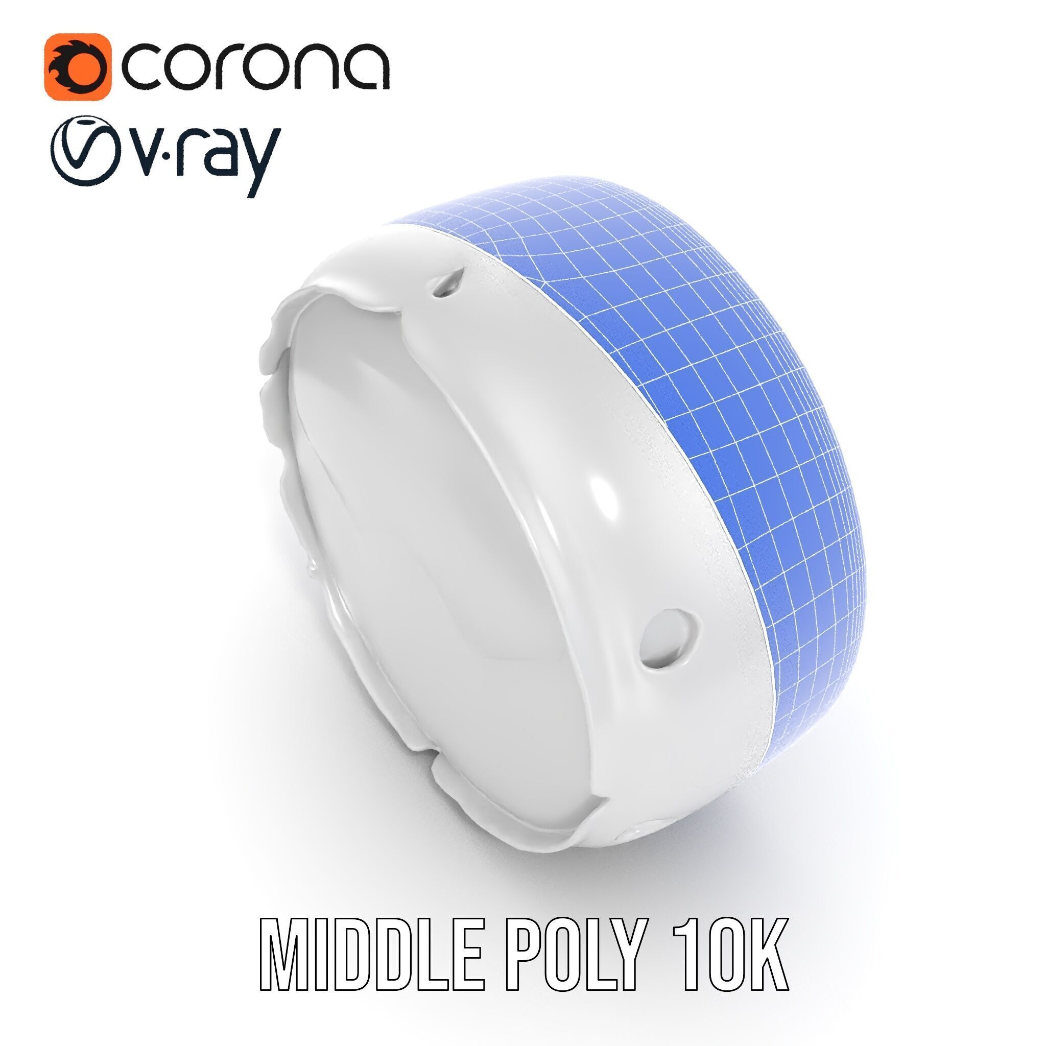 Concrete Sewer Pipe Model Pack with Textured Cracks Low-poly 3D model_20