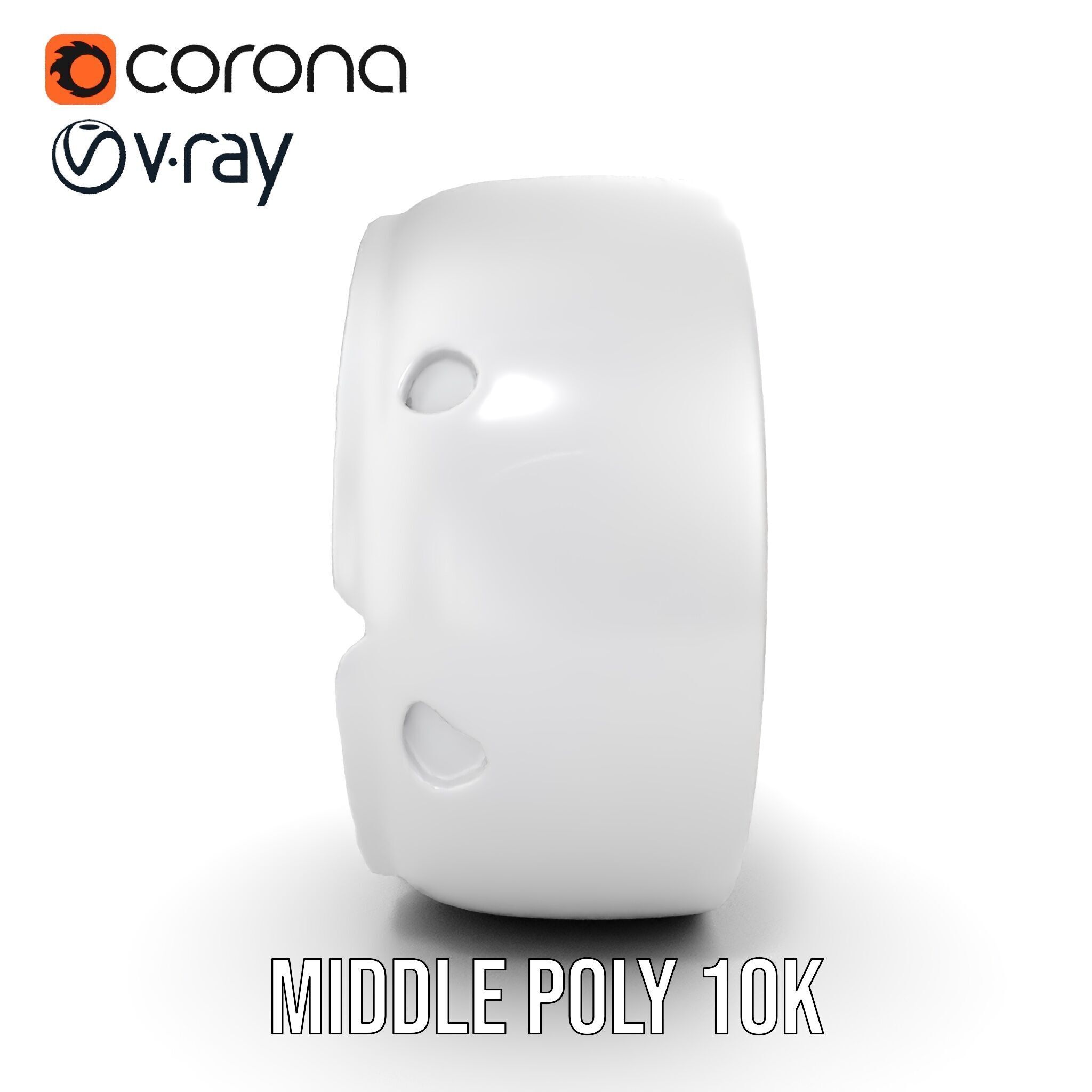 Concrete Sewer Pipe Model Pack with Textured Cracks Low-poly 3D model_23