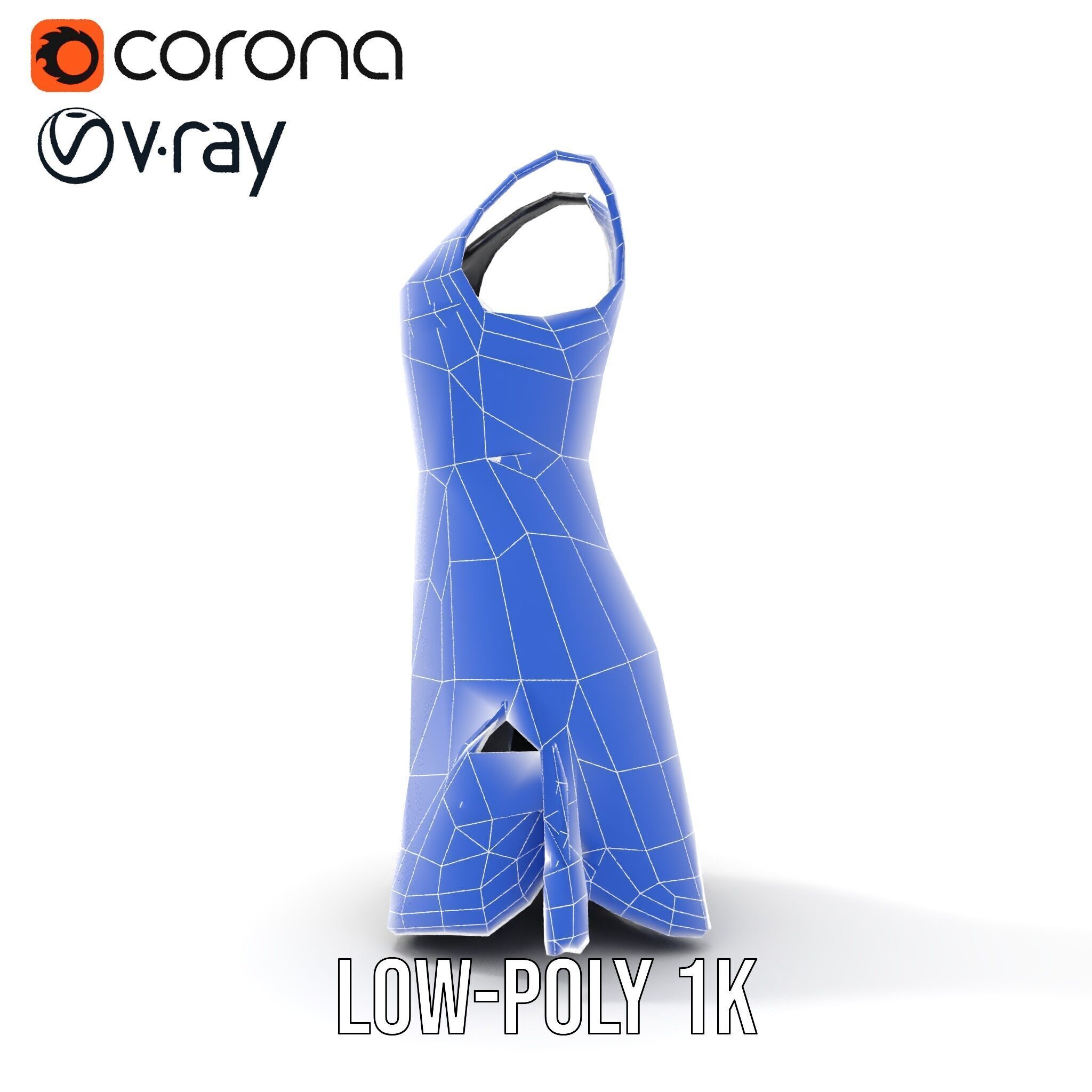 Stylish Athletic Dress D Model Pack Low-poly 3D model_31