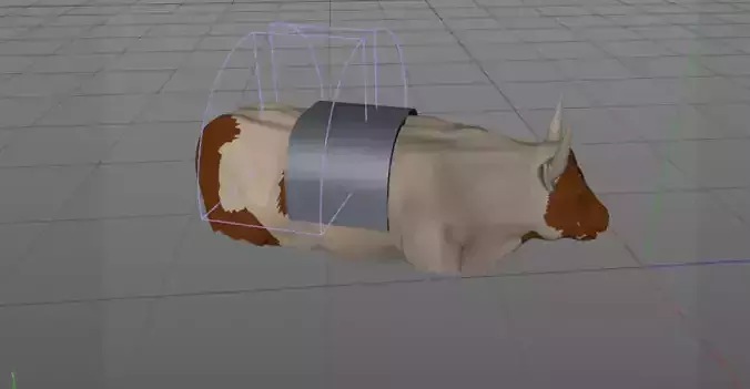 cow ride Free low-poly 3D model