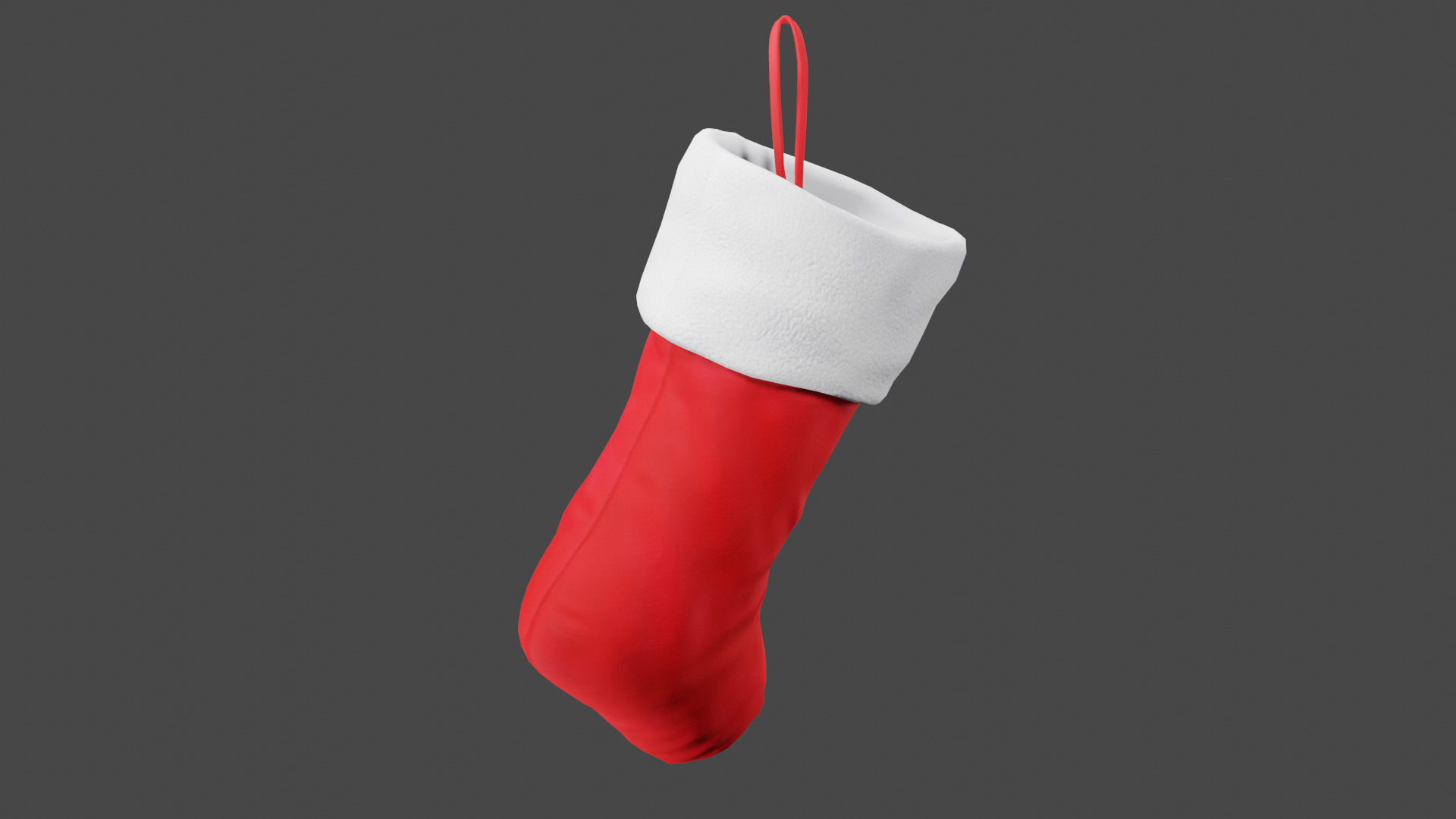 Christmas Stocking 3D model_2