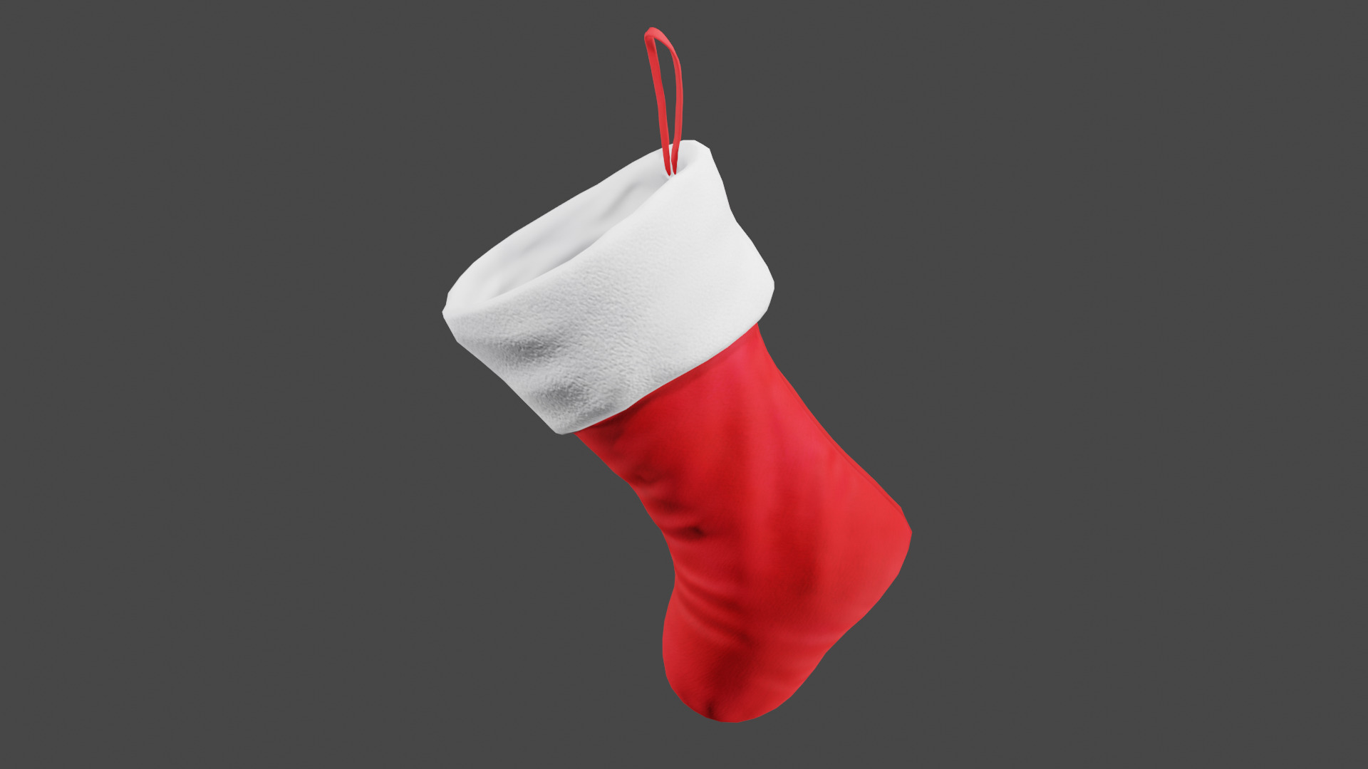 Christmas Stocking 3D model_1