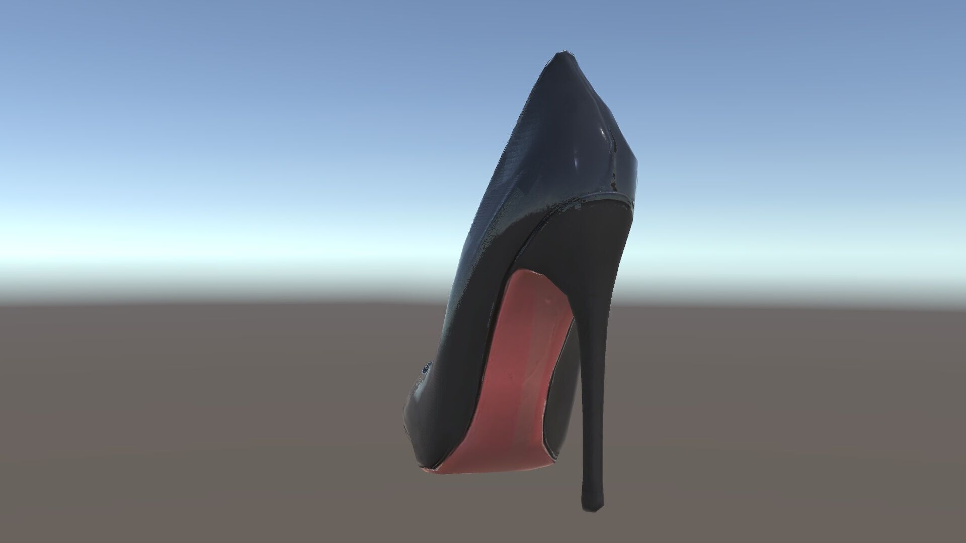 High Heel Stiletto Shoe D Model Pack Low-poly 3D model_35