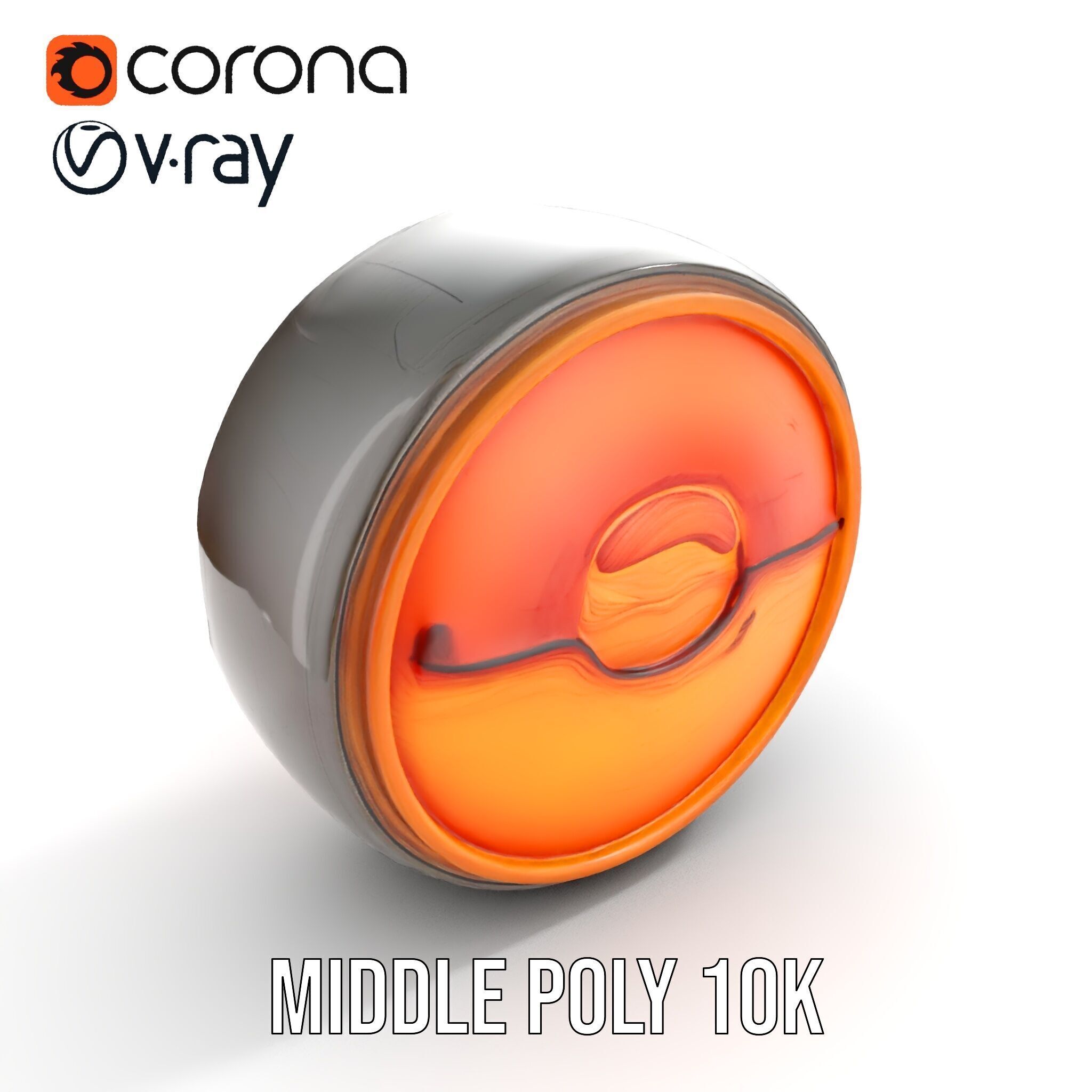 Vibrant Abstract Sunset Disk Model Pack Texture_12