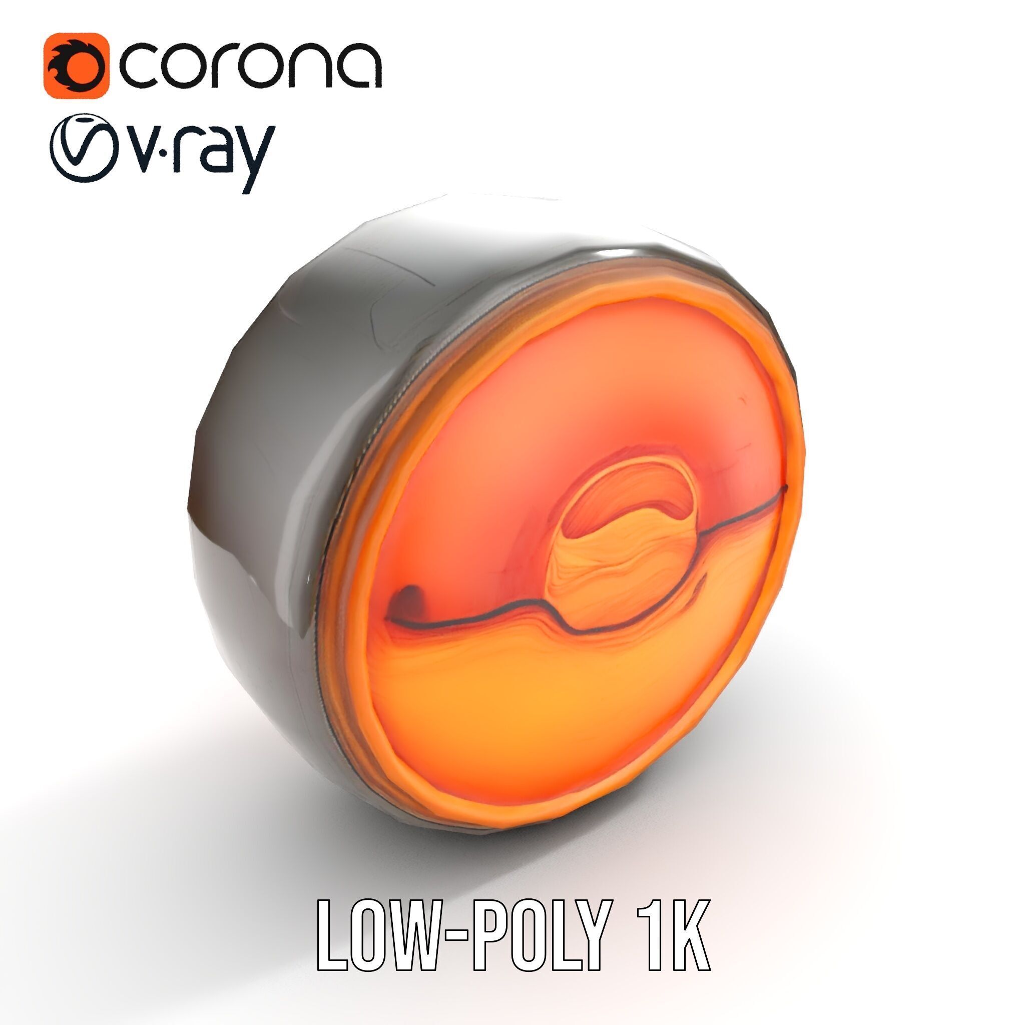 Vibrant Abstract Sunset Disk Model Pack Texture_13