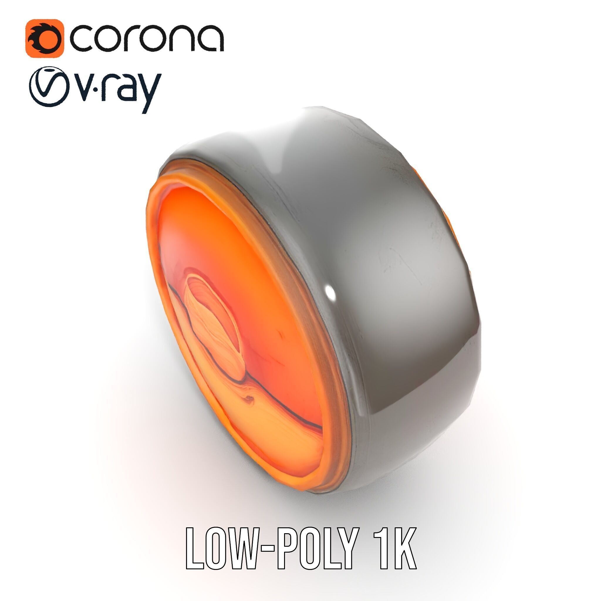 Vibrant Abstract Sunset Disk Model Pack Texture_10