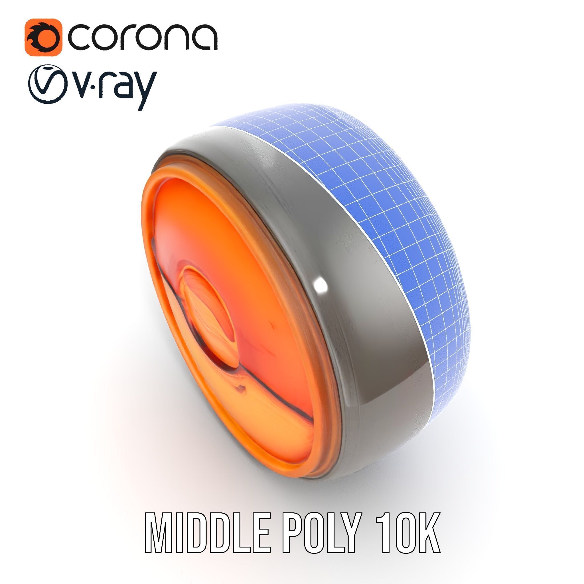 Vibrant Abstract Sunset Disk Model Pack Texture_25