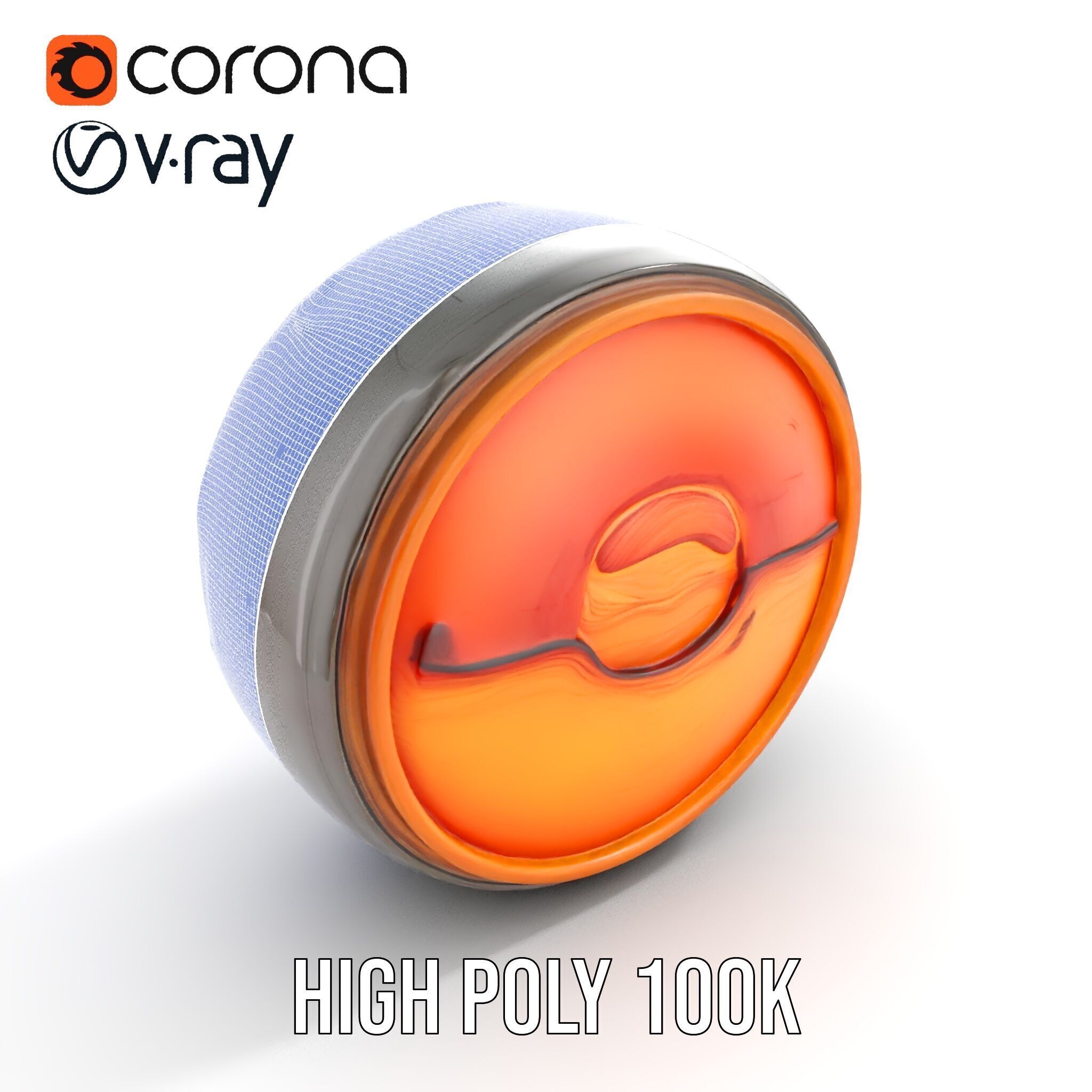 Vibrant Abstract Sunset Disk Model Pack Texture_30