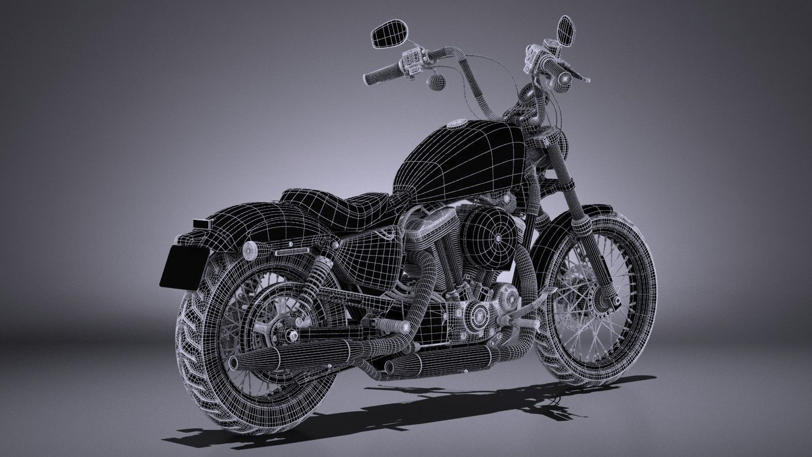 Harley Davidson Seventy Two 2016 3D model_15
