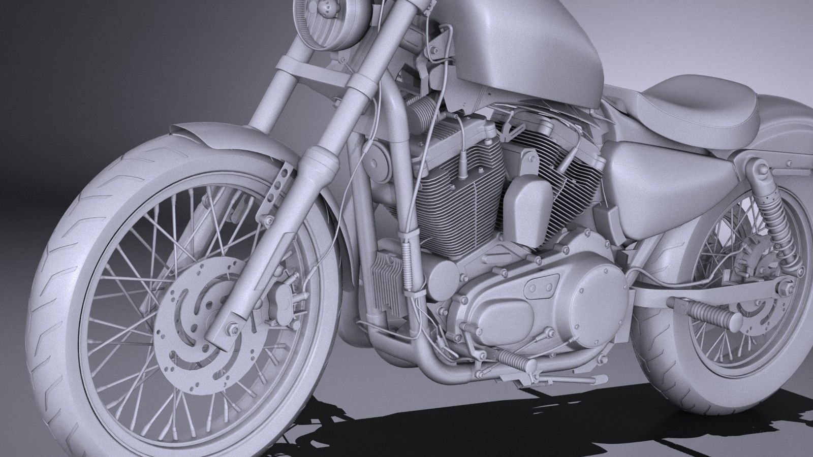 Harley Davidson Seventy Two 2016 3D model_9