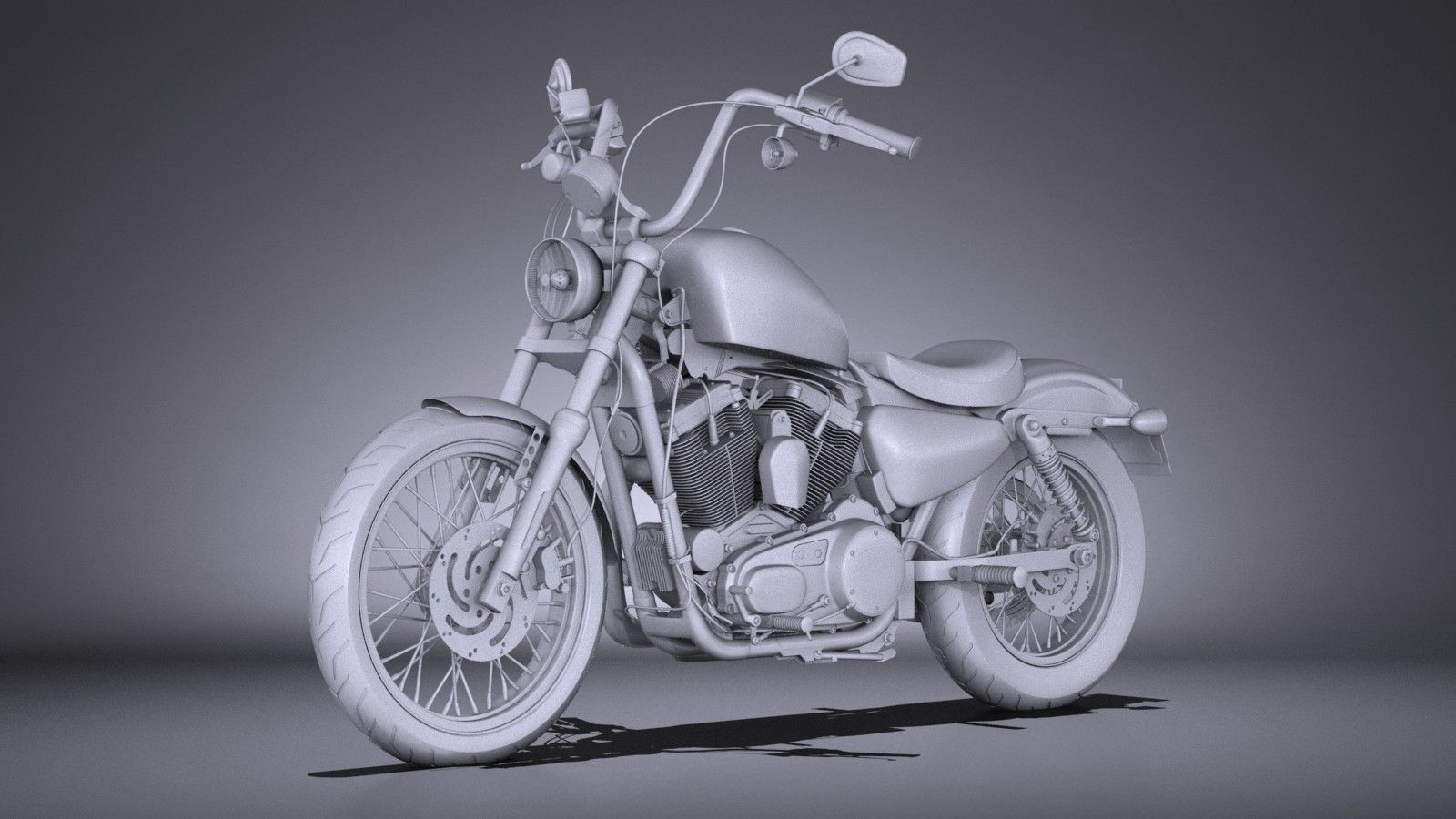 Harley Davidson Seventy Two 2016 3D model_8