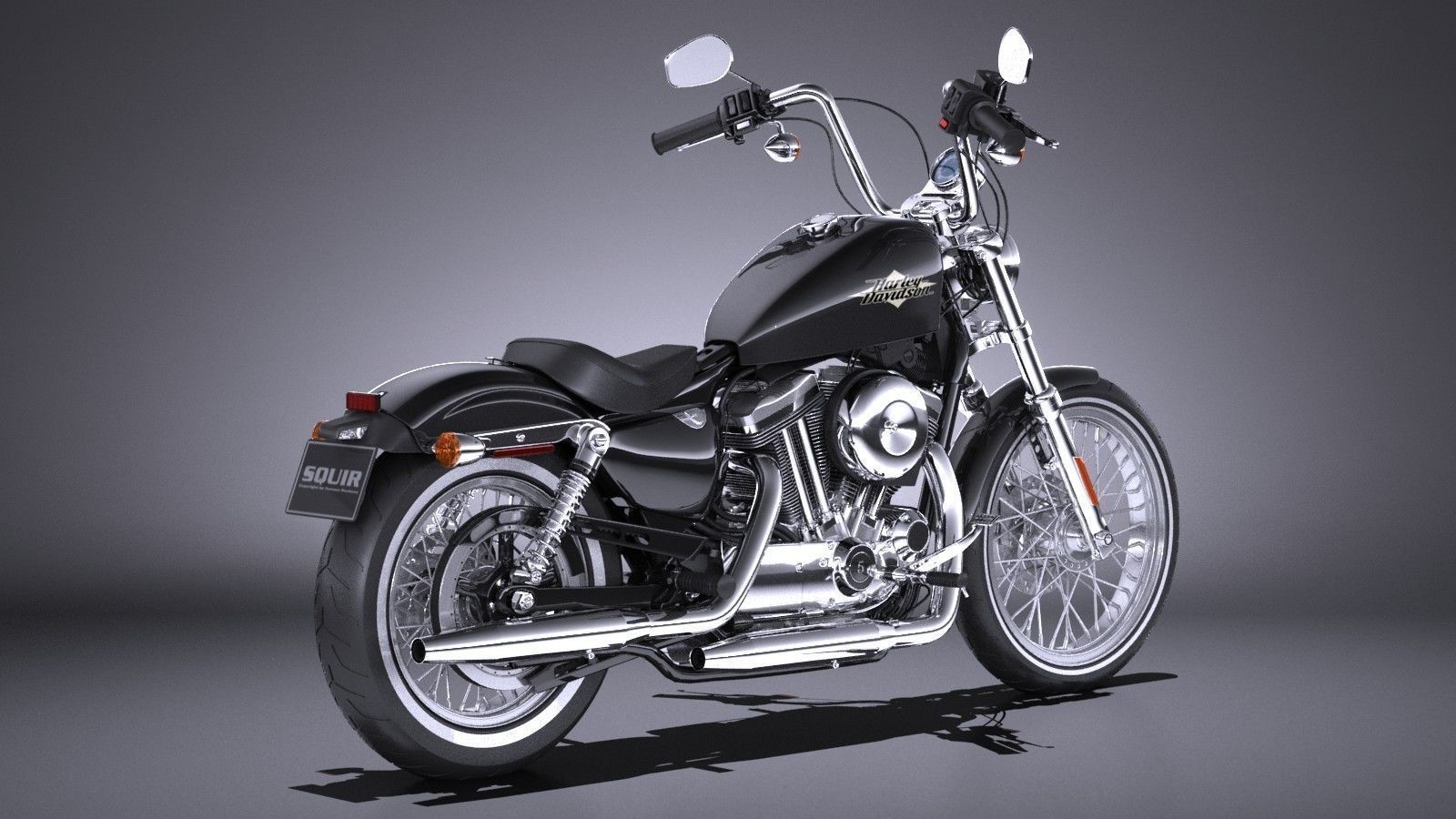 Harley Davidson Seventy Two 2016 3D model_5