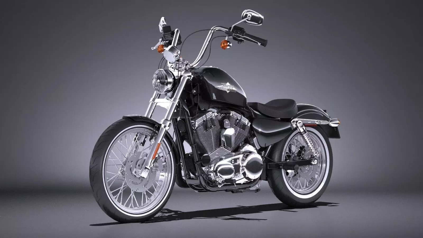 Harley Davidson Seventy Two 2016 3D model_0