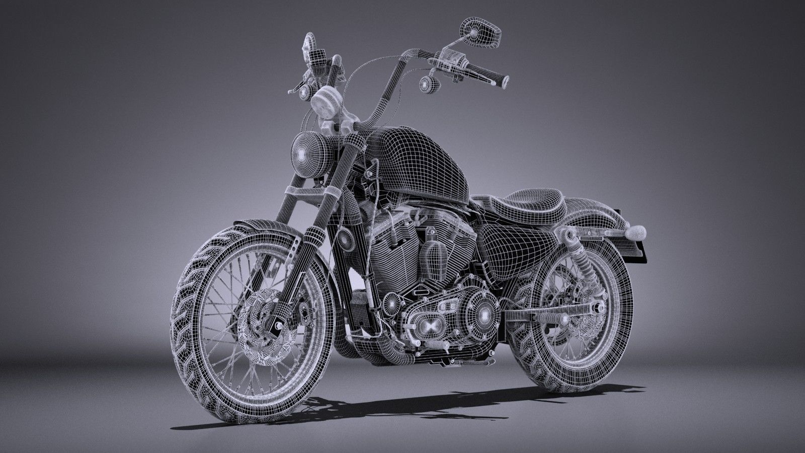 Harley Davidson Seventy Two 2016 3D model_12