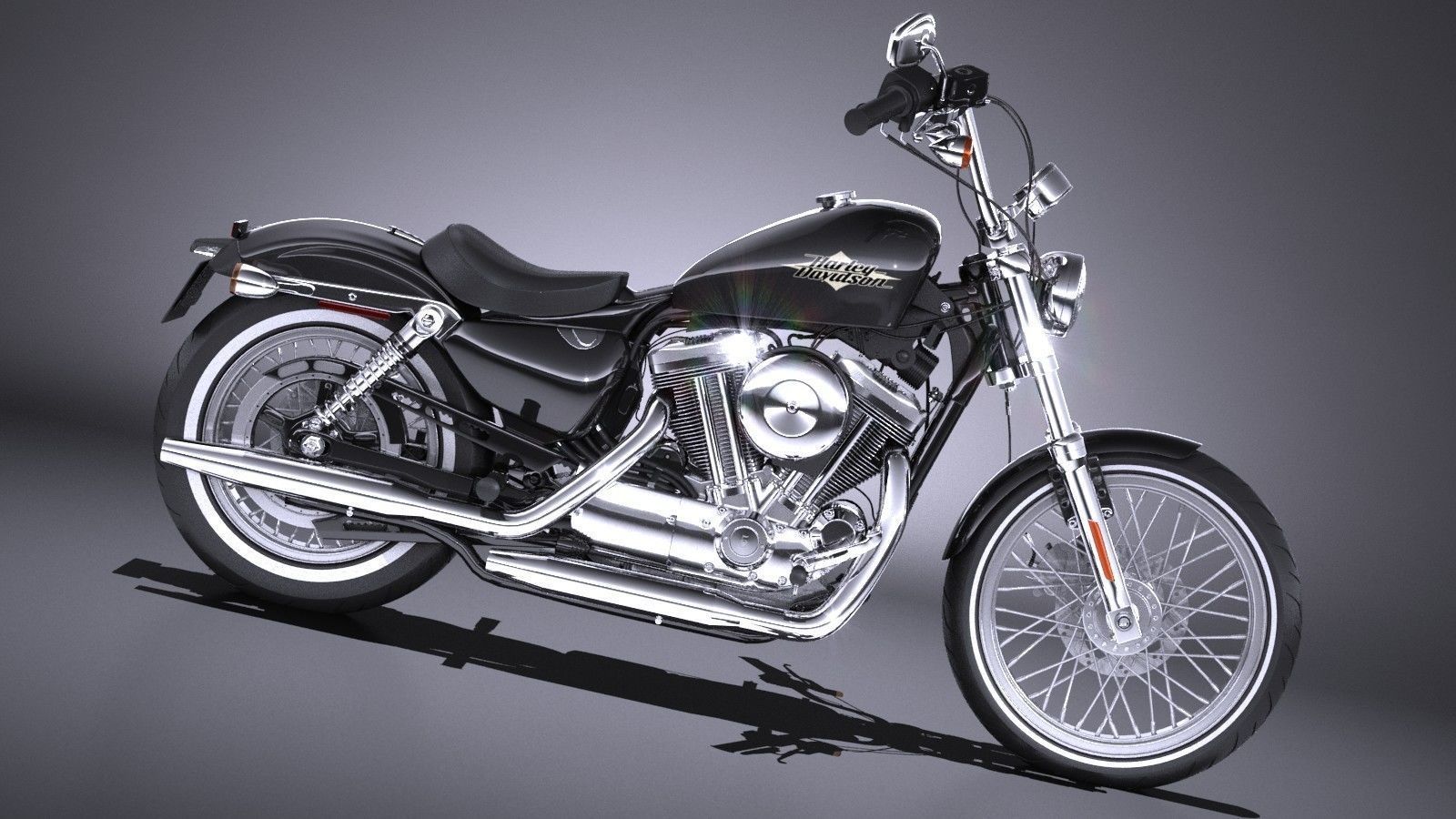 Harley Davidson Seventy Two 2016 3D model_6