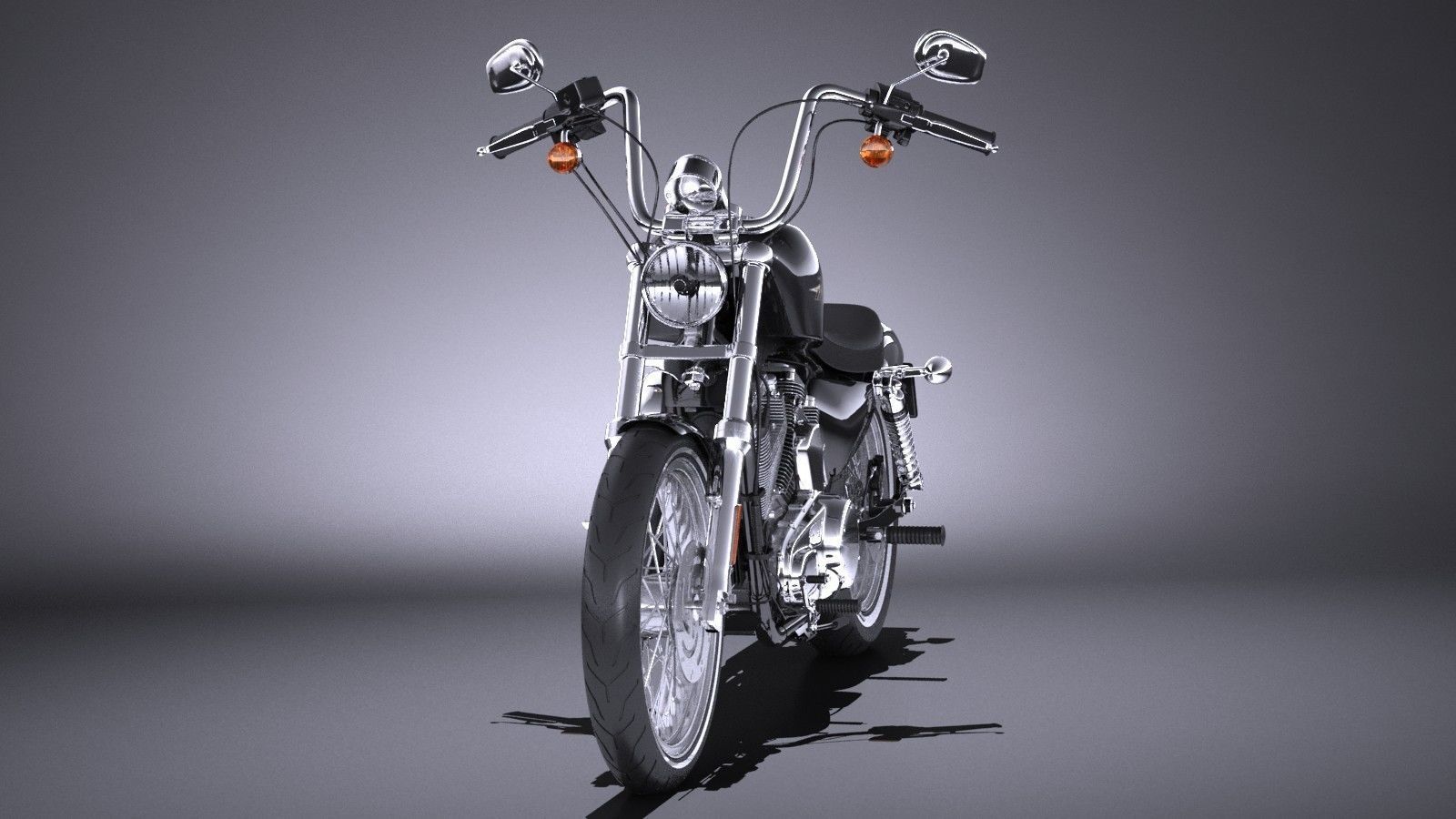 Harley Davidson Seventy Two 2016 3D model_1