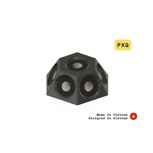 3D Scan Hexagon Marker Free Free 3D print model