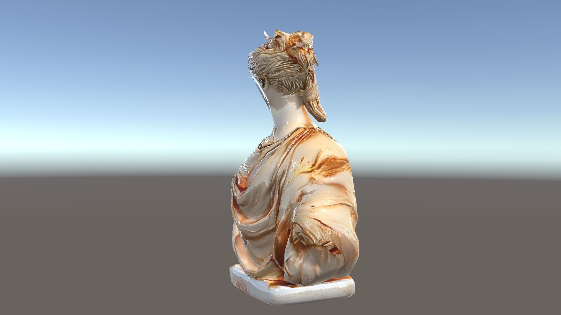 Classical Bust Sculpture Model Pack Low-poly 3D model_35