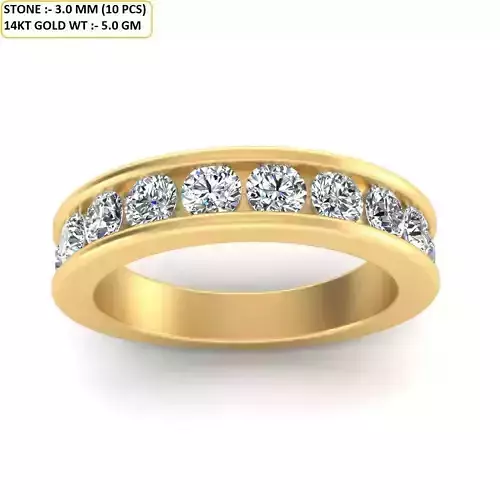 Band Ring 3D print model