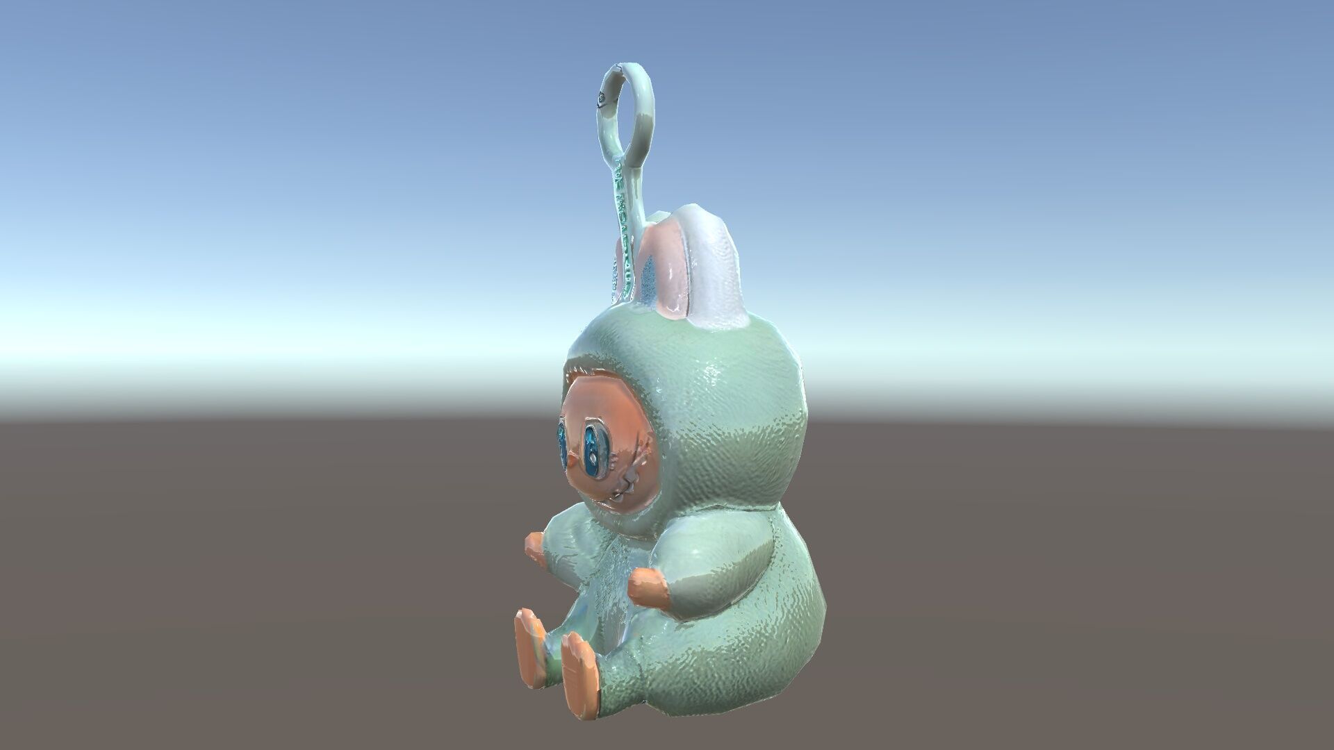 Labubu Monster Keychain Low-poly 3D model Low-poly 3D model_34