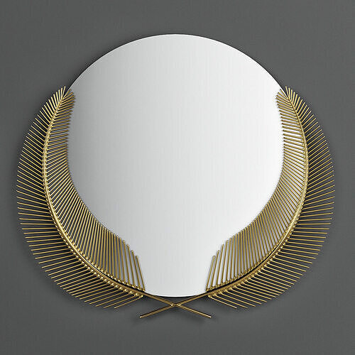  Ghidini 1961 Sunset Medium Mirror in Brass by Nika Zupanc Low-poly 3D model