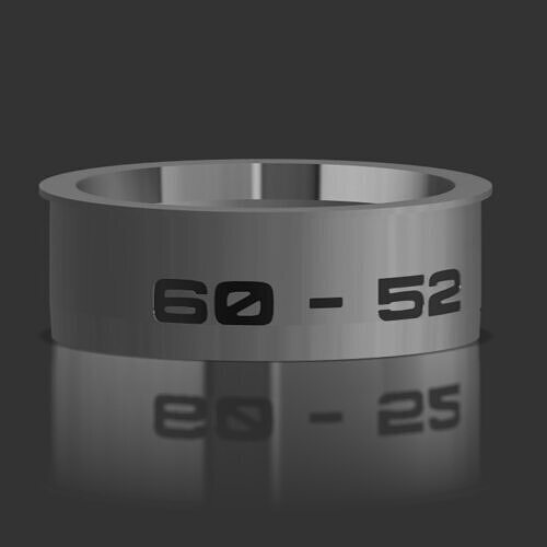 62mm to 52mm Aftermarket Gauge Adapter Free 3D print model