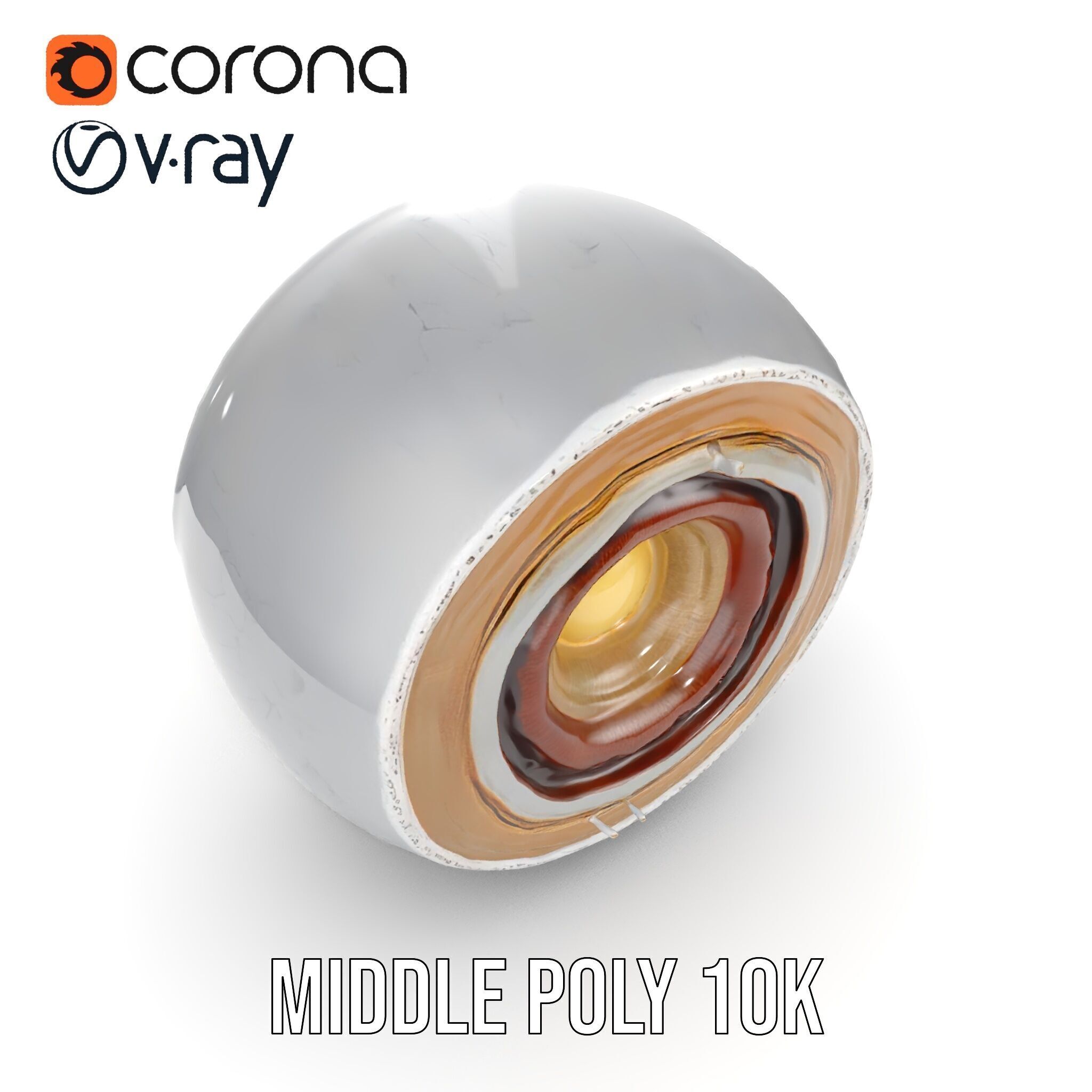 Planet Core Section Model Pack  Detailed Structure for Educat... Low-poly 3D model_9