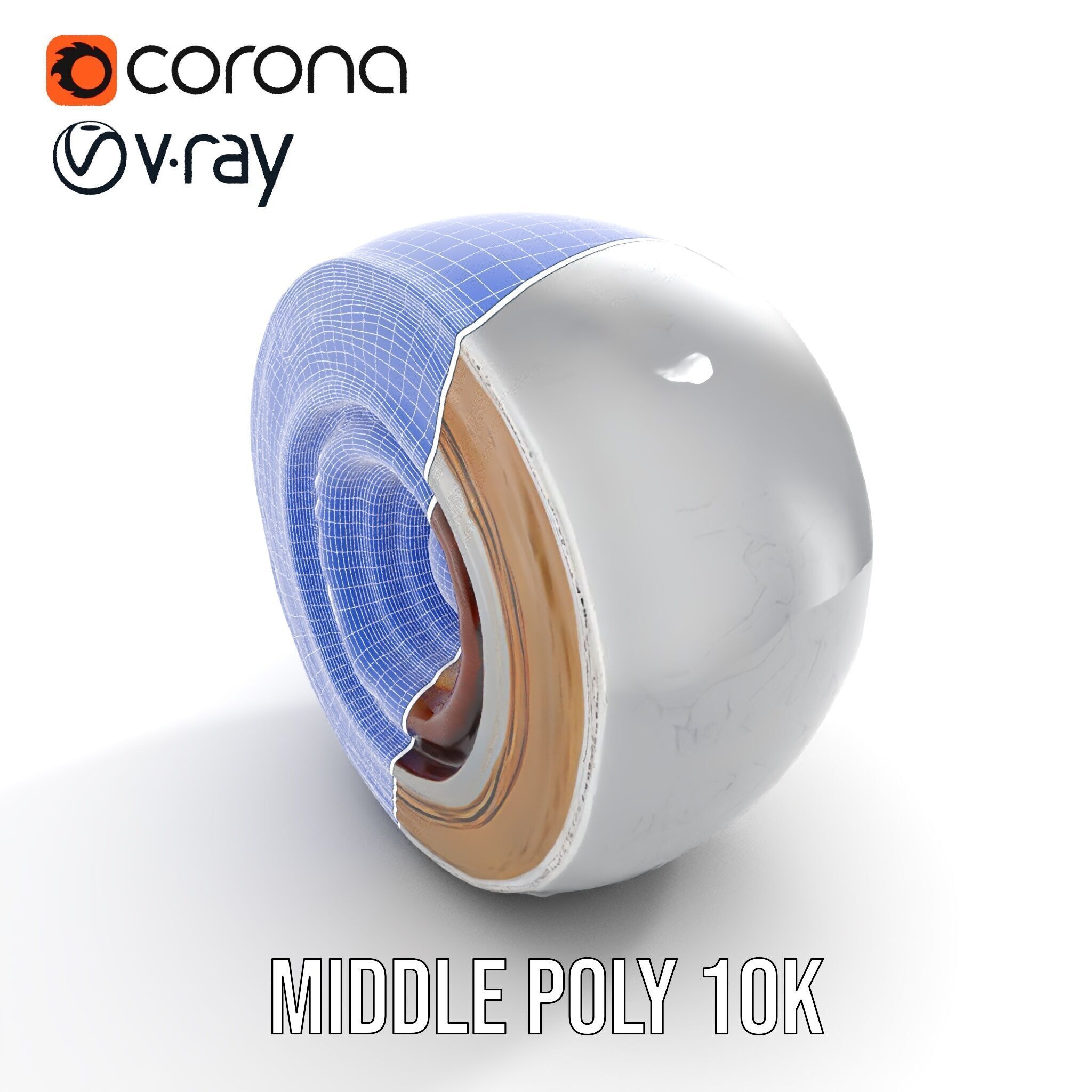 Planet Core Section Model Pack  Detailed Structure for Educat... Low-poly 3D model_19