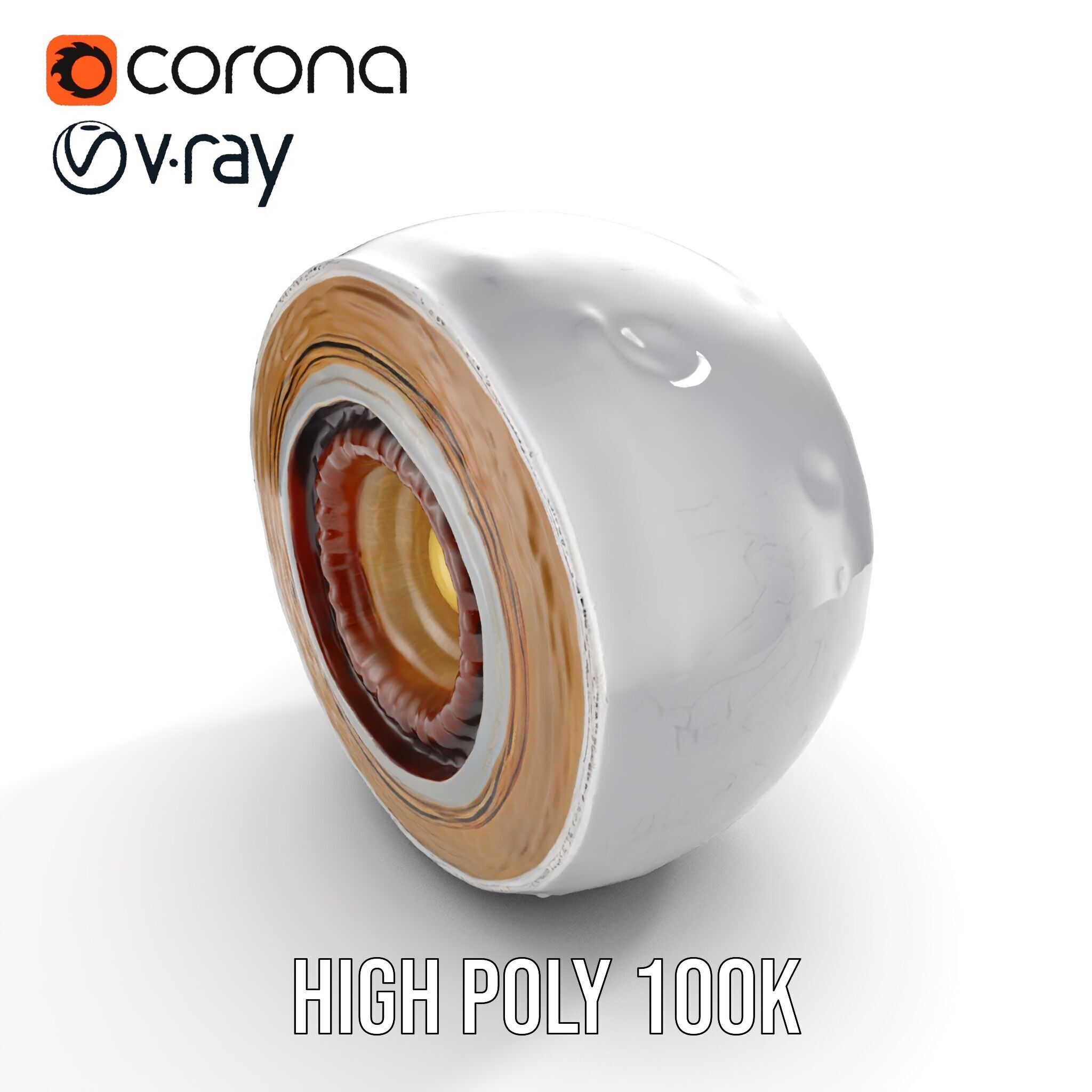 Planet Core Section Model Pack  Detailed Structure for Educat... Low-poly 3D model_16