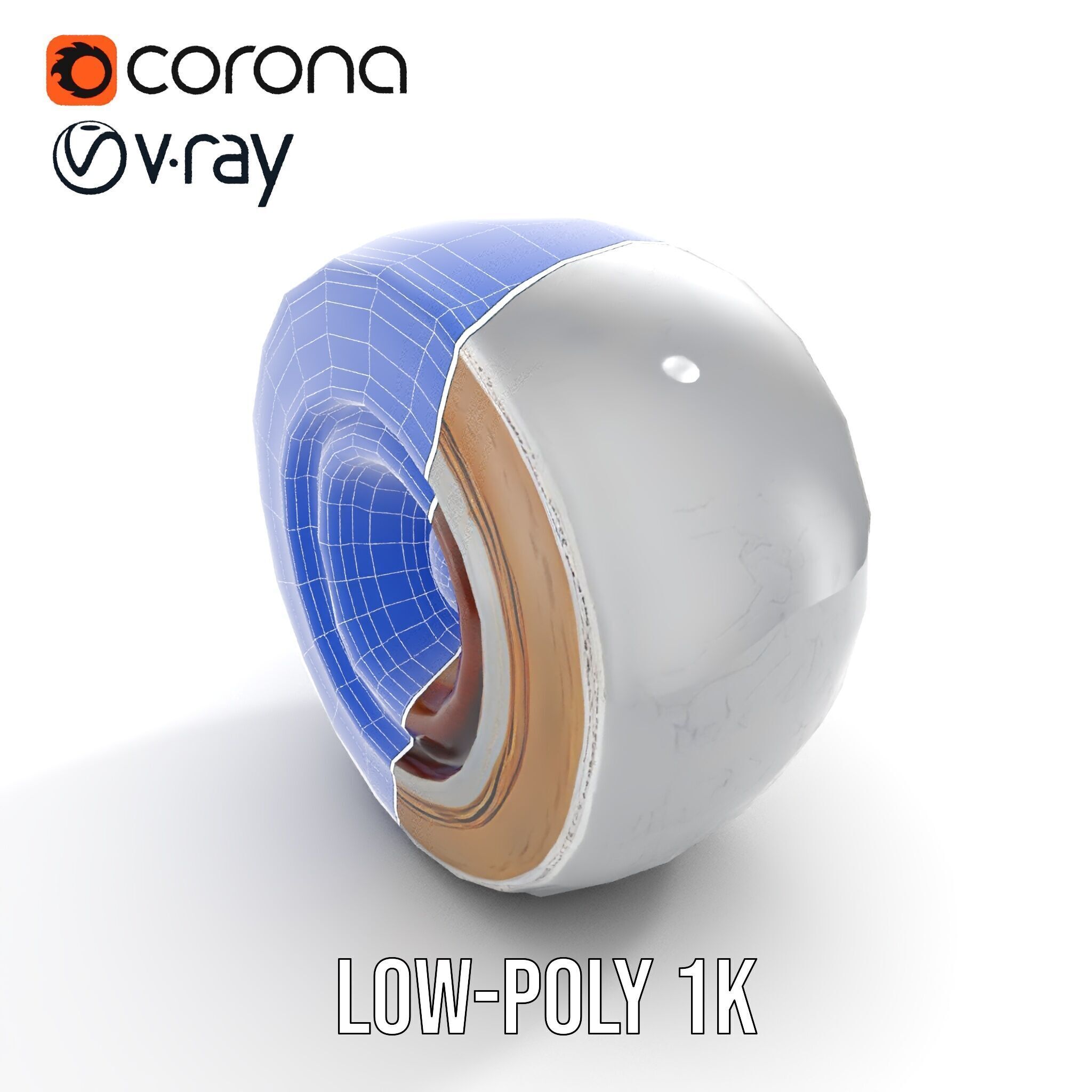 Planet Core Section Model Pack  Detailed Structure for Educat... Low-poly 3D model_12